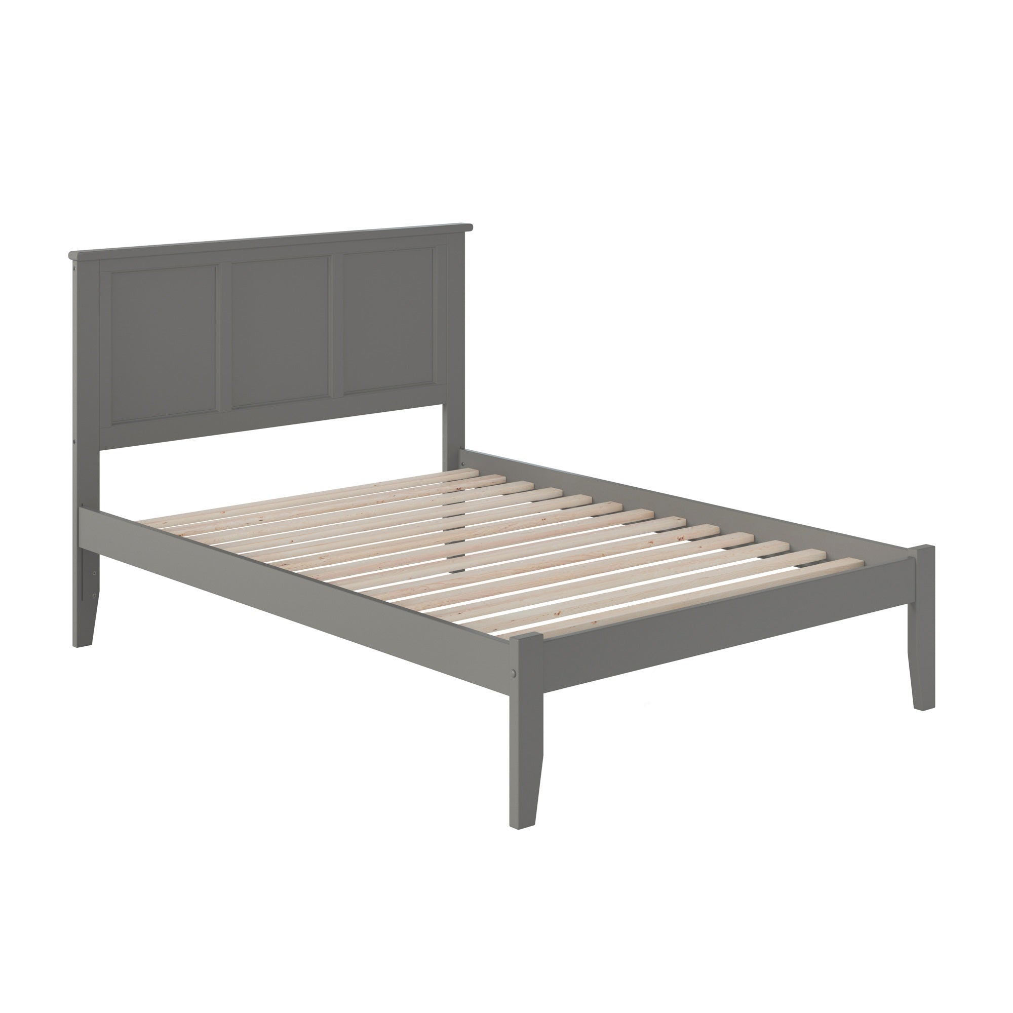 Madison Full Platform Bed in Grey