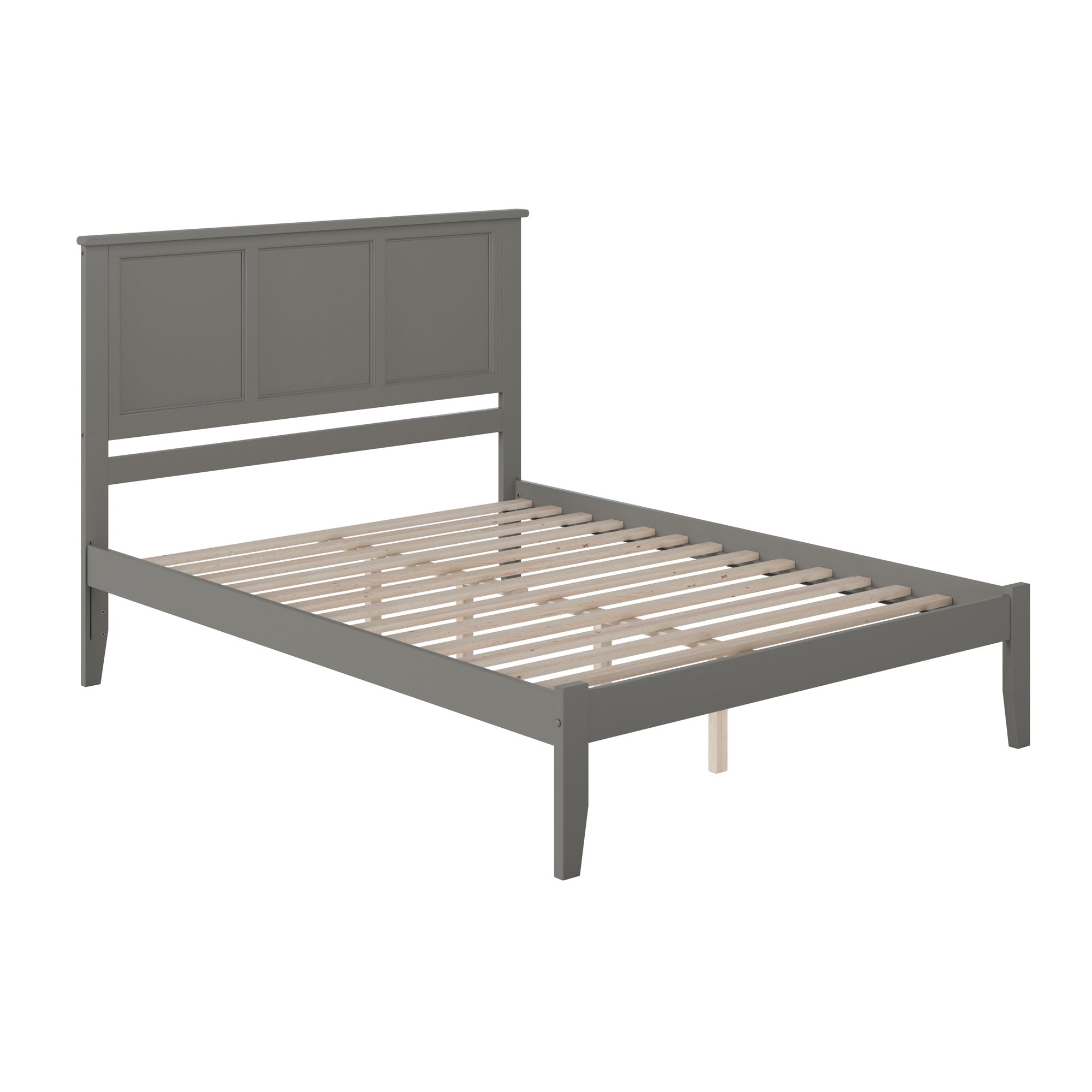 Madison King Platform Bed in Grey