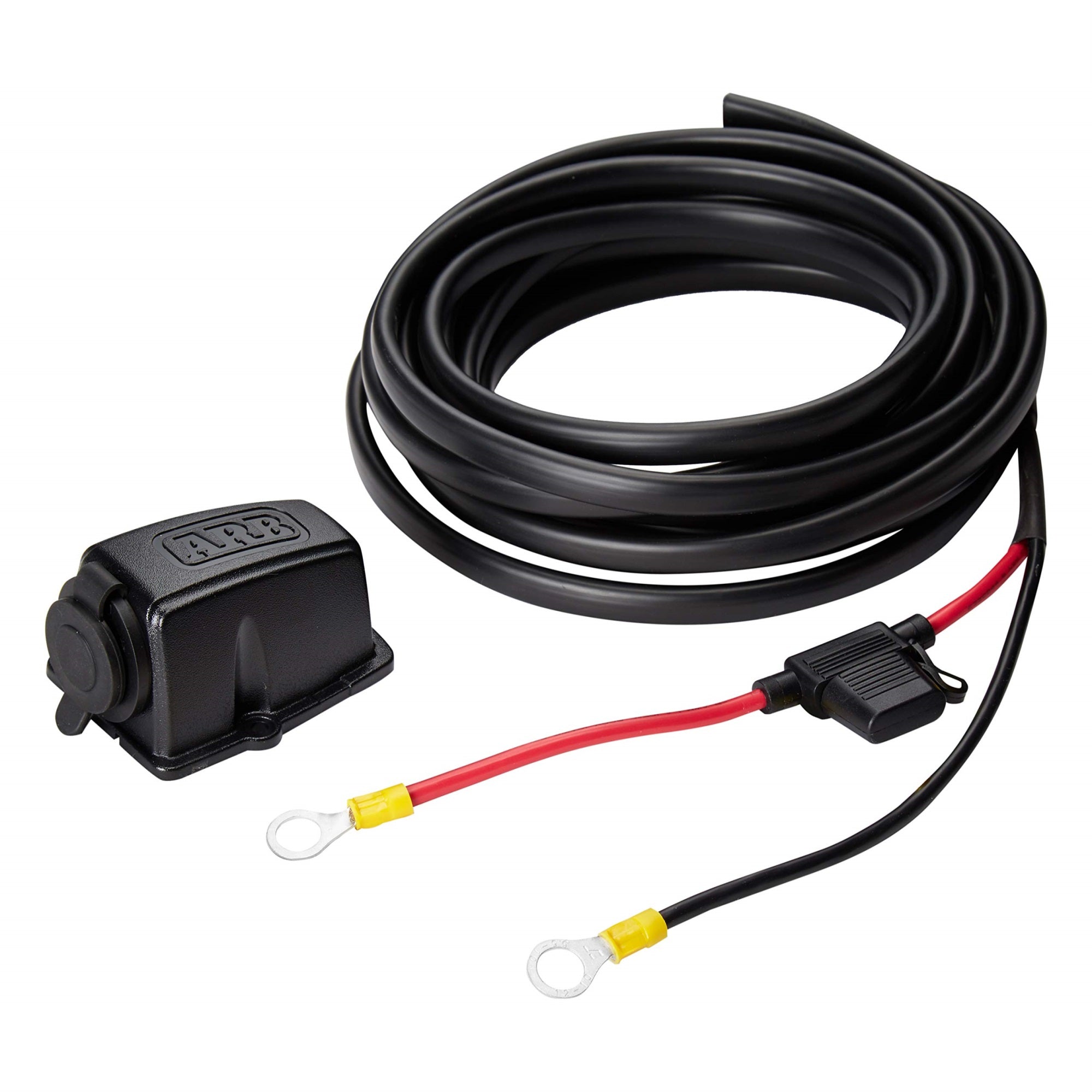 Arb 10900027 Fridge Freezer Wiring Kit And Threaded Socket Mount For Quick Installation Onto Your Battery, Compatible With All Arb Fridge Freezers.