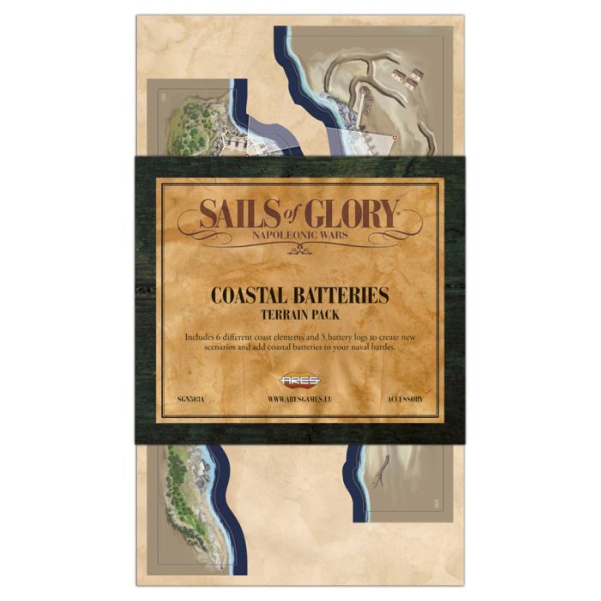Sails Of Glory: Napoleonic: Terrain Pack:  Batteries