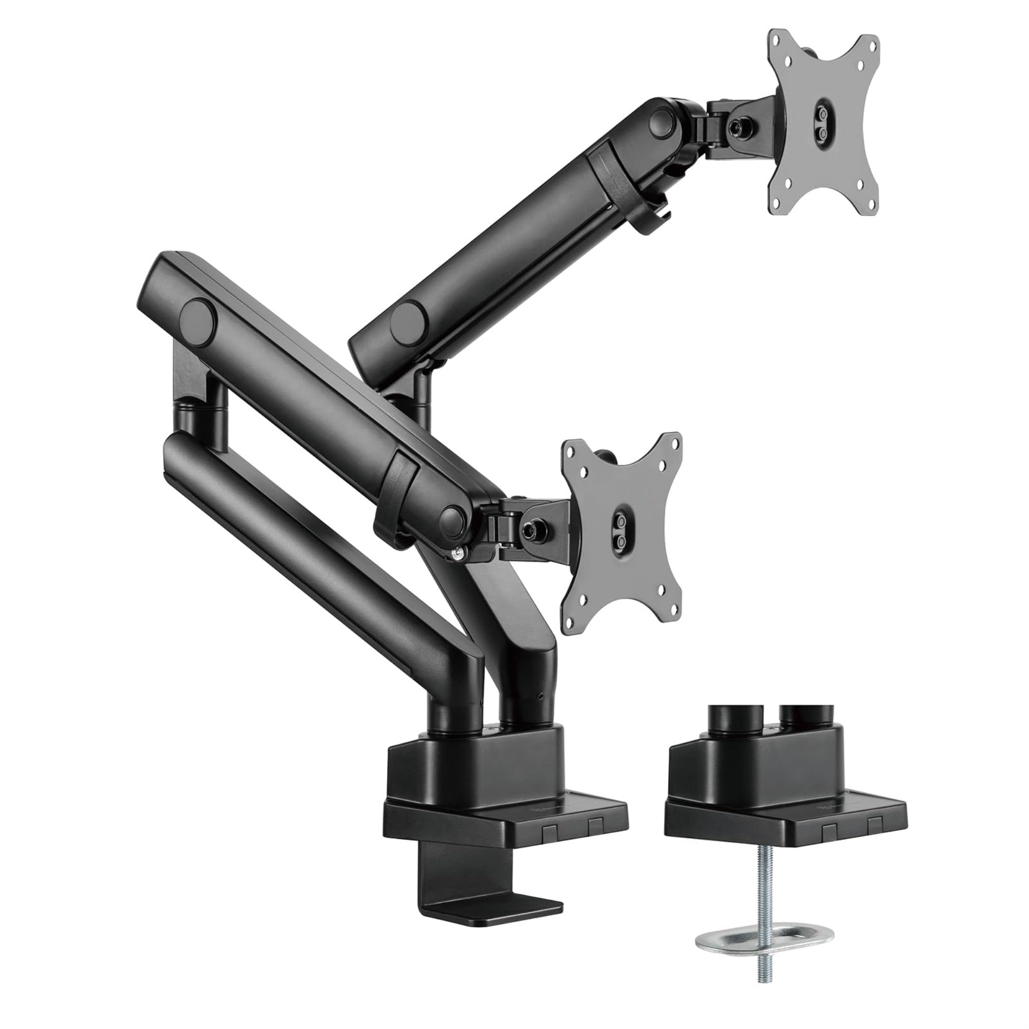 Silverstone Technology Arm25 Dual Monitor Arm With Mechanical Spring Design And Wide Adjustability, Sst-Arm25