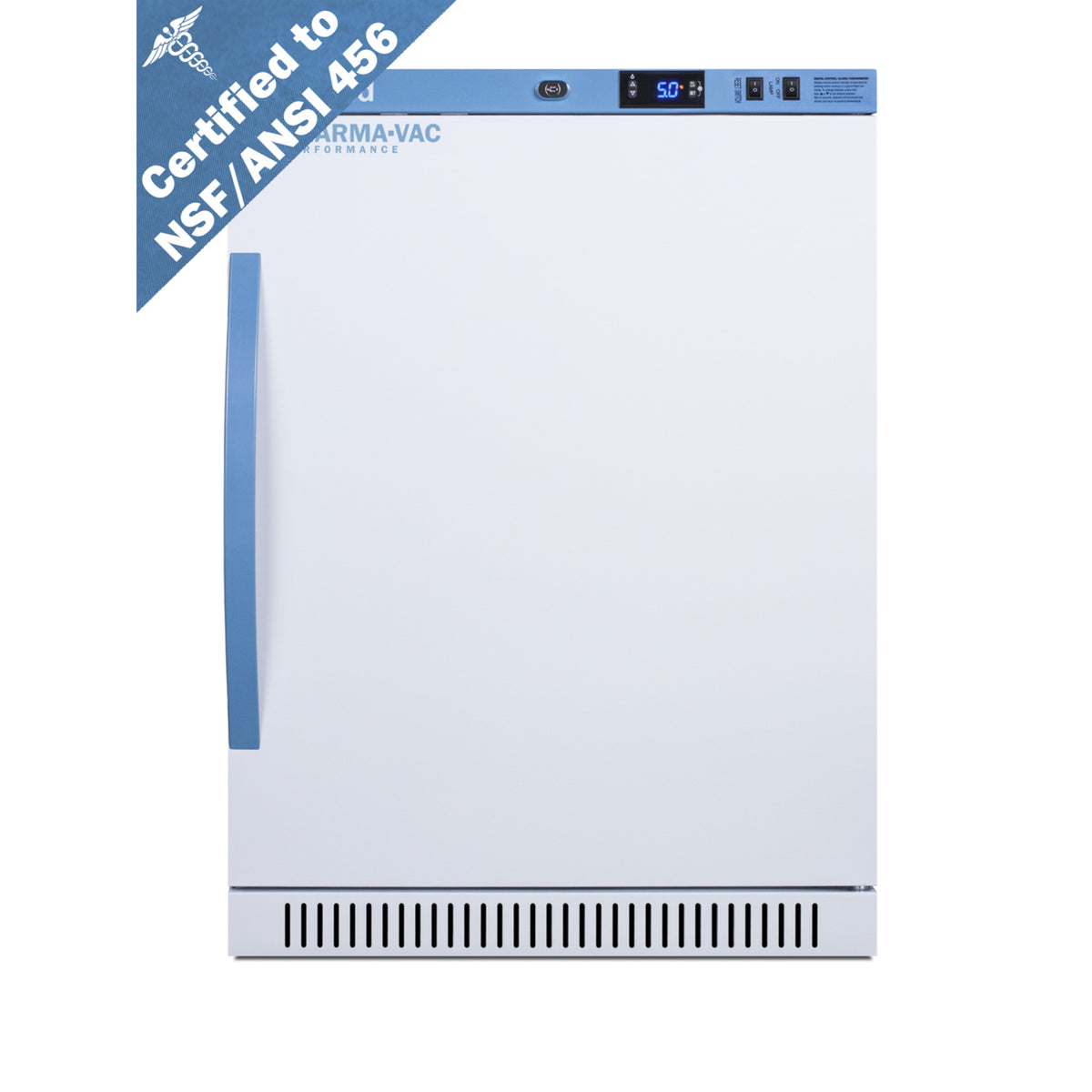 6 Cu.Ft. Ada Height Vaccine Refrigerator, Certified To Nsf/Ansi 456 Vaccine Storage Standard