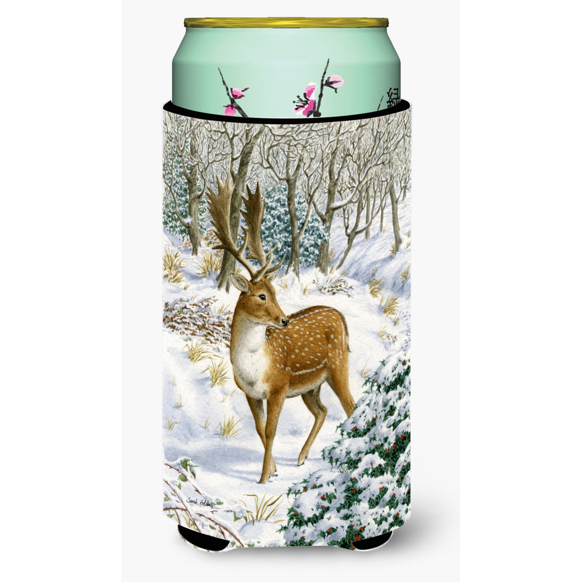 Caroline'S Treasures Fallow Buck Deer Tall Boy Koozie Hugger, Multicolor