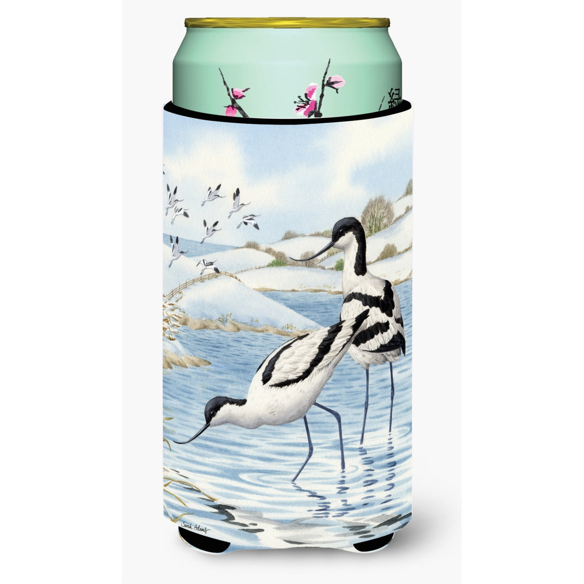 Caroline'S Treasures Avocets Tall Boy Koozie Hugger, Multicolor
