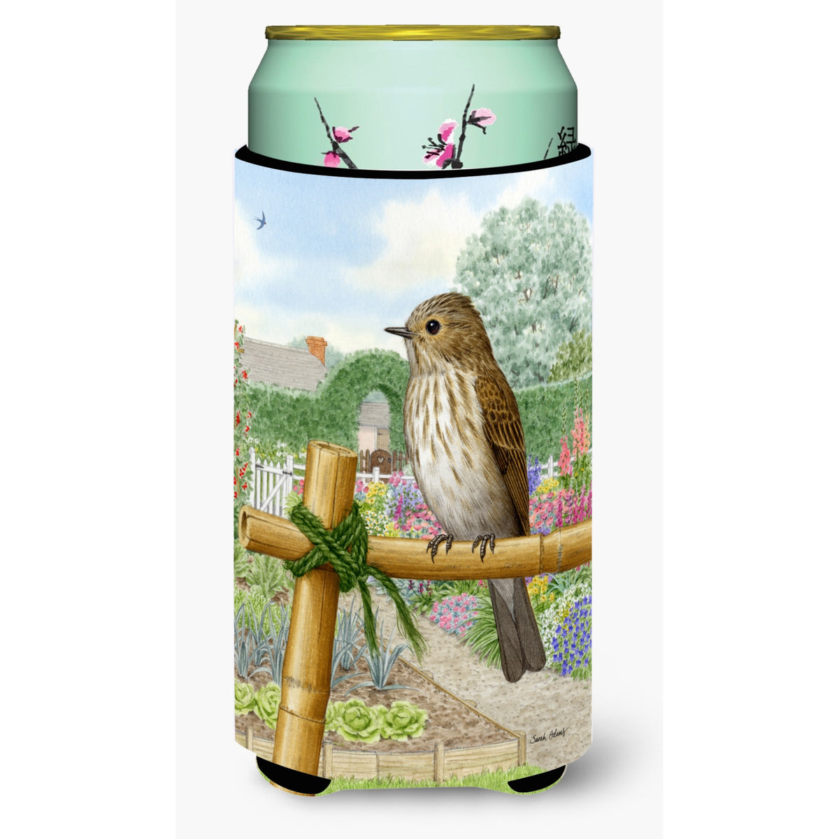 Caroline'S Treasures Asa2100Tbc Spotted Flycatcher Tall Boy Koozie Hugger, Multicolor