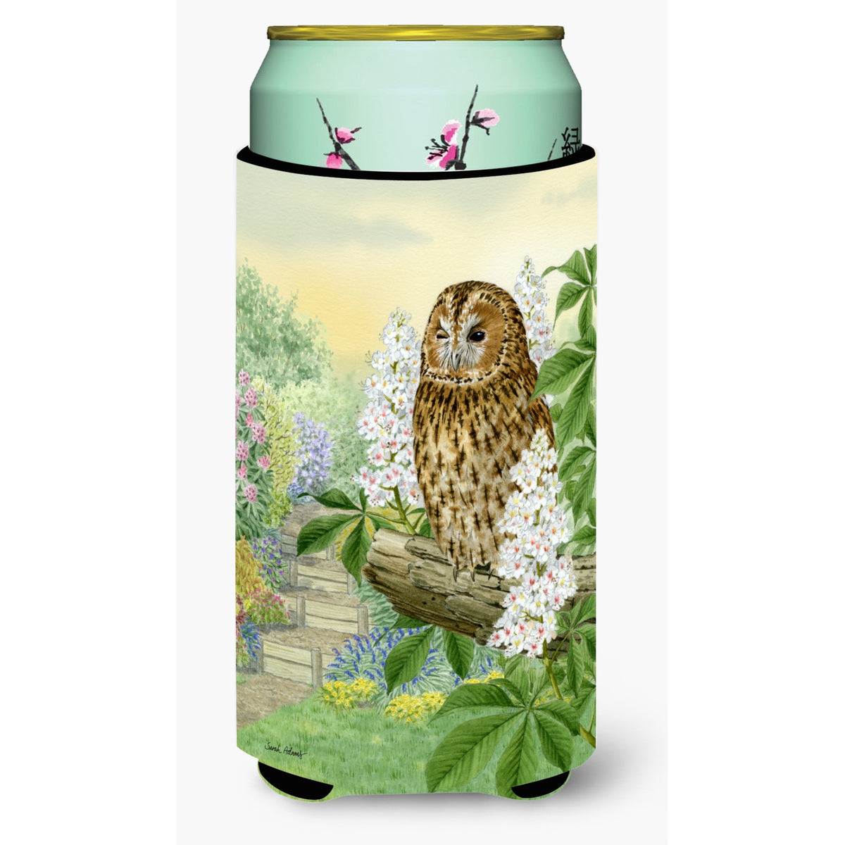 Caroline'S Treasures Asa2101Tbc Tawny Owl Tall Boy Koozie Hugger, Multicolor