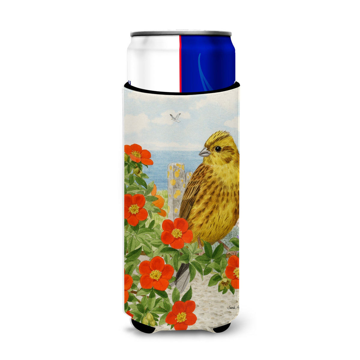 Caroline'S Treasures Yellowhammer Michelob Ultra Koozies For Slim Cans, Multicolor
