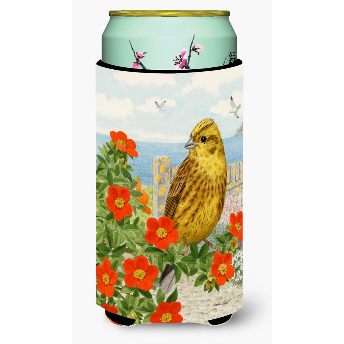 Caroline'S Treasures Yellowhammer Tall Boy Koozie Hugger, Multicolor