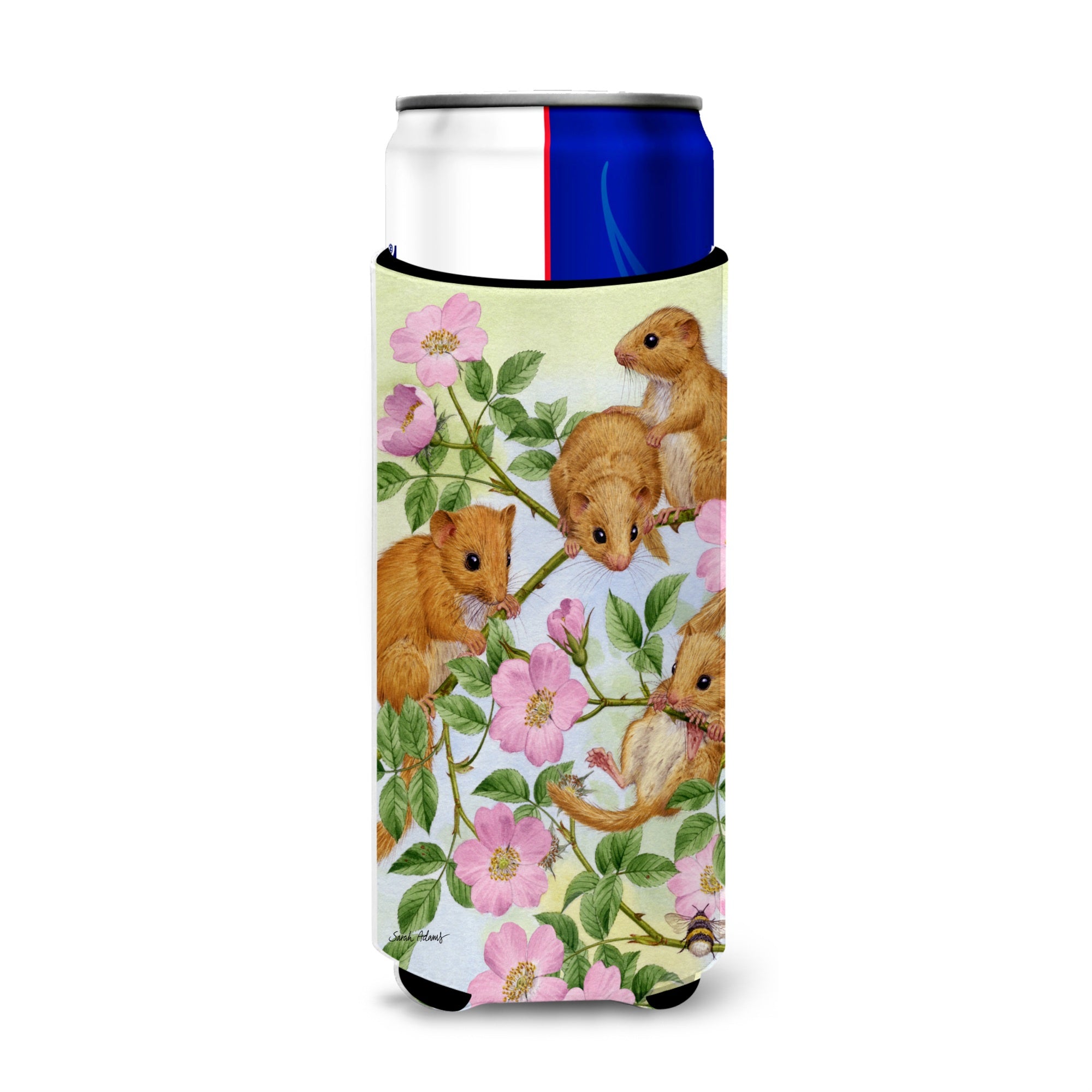 Caroline'S Treasures Asa2136Muk Dormice Dormouse Michelob Ultra Koozies For Slim Cans, Multicolor