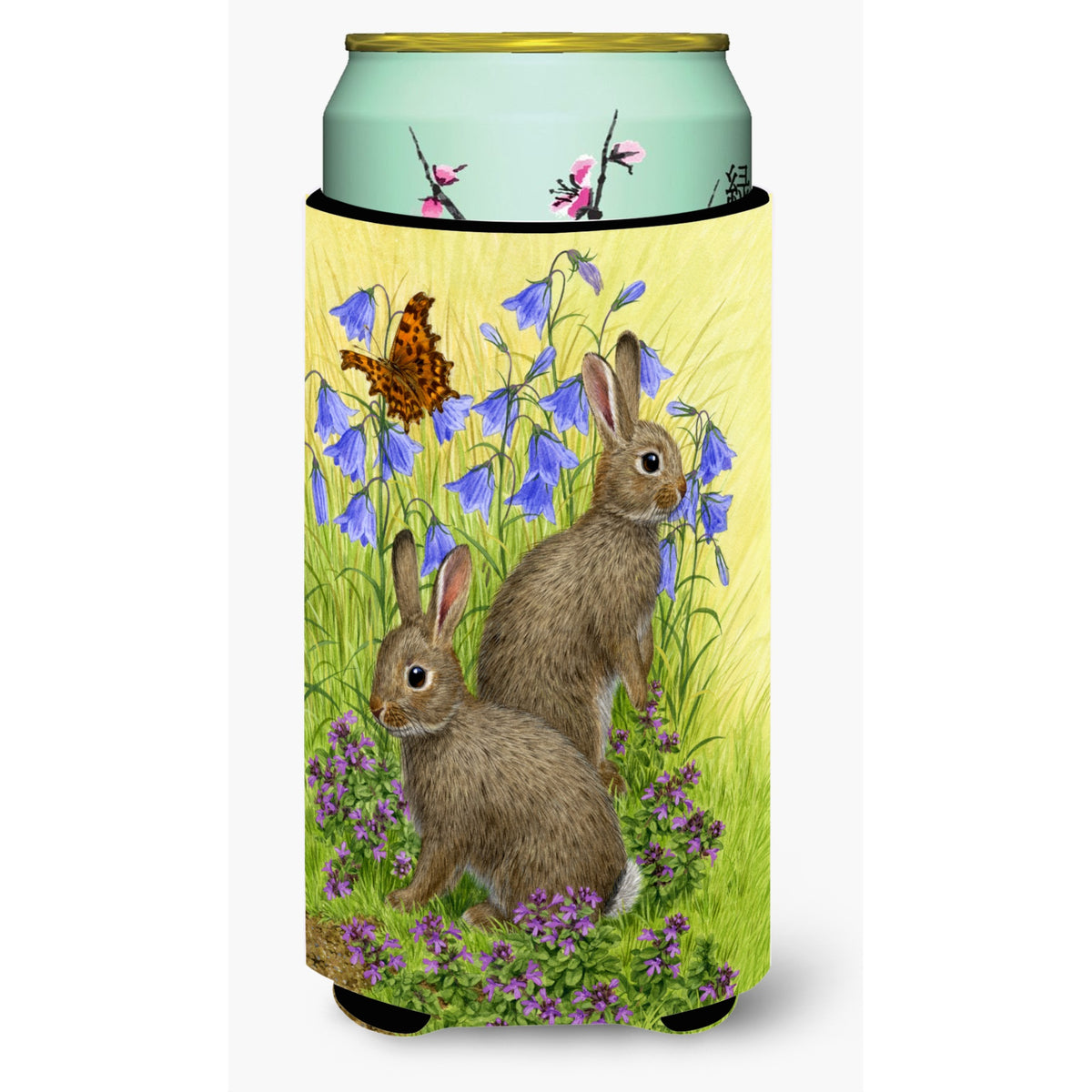 Caroline'S Treasures Asa2152Tbc Rabbits Tall Boy Koozie Hugger, Multicolor