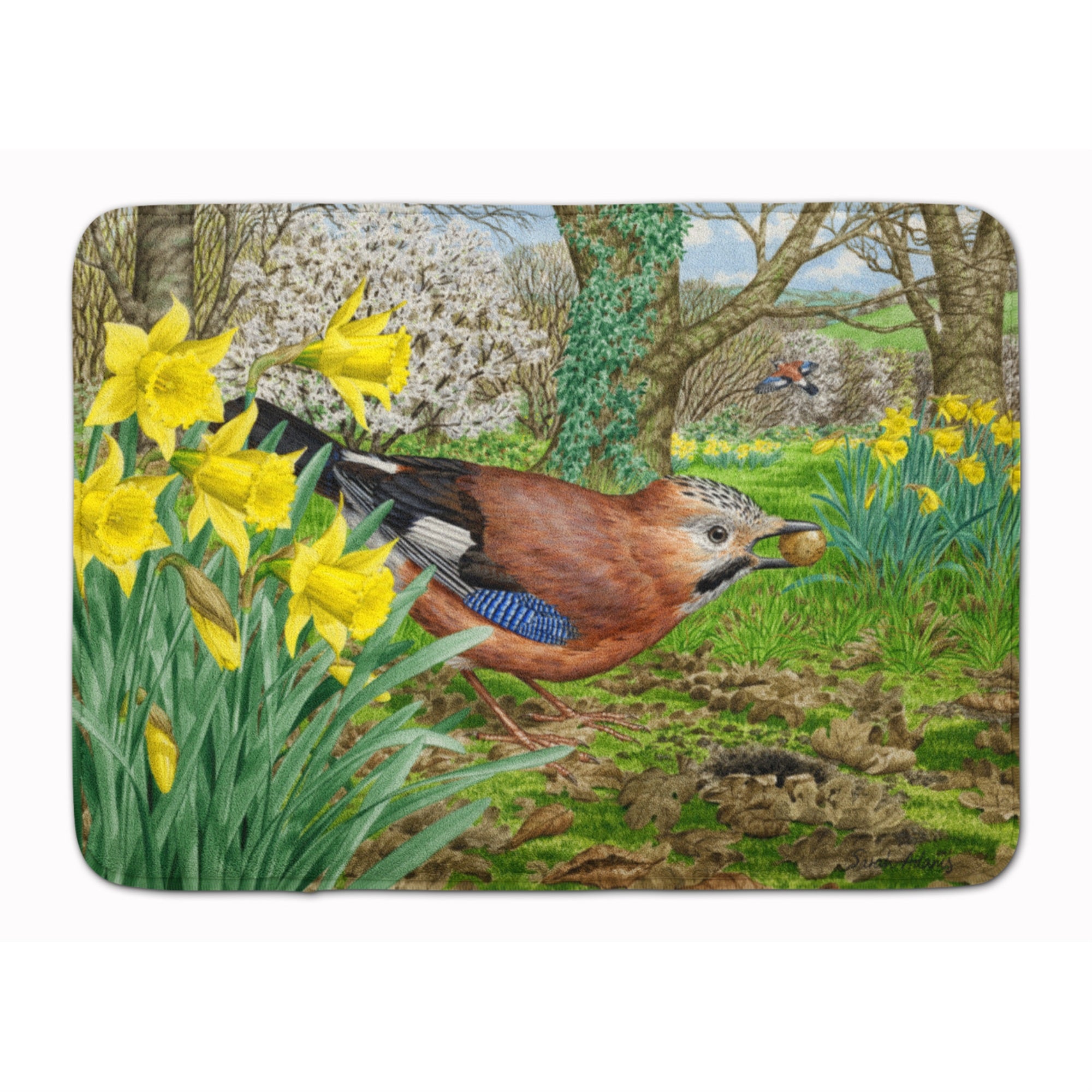 Caroline'S Treasures Jay Floor Mat, 19 X 27, Multicolor
