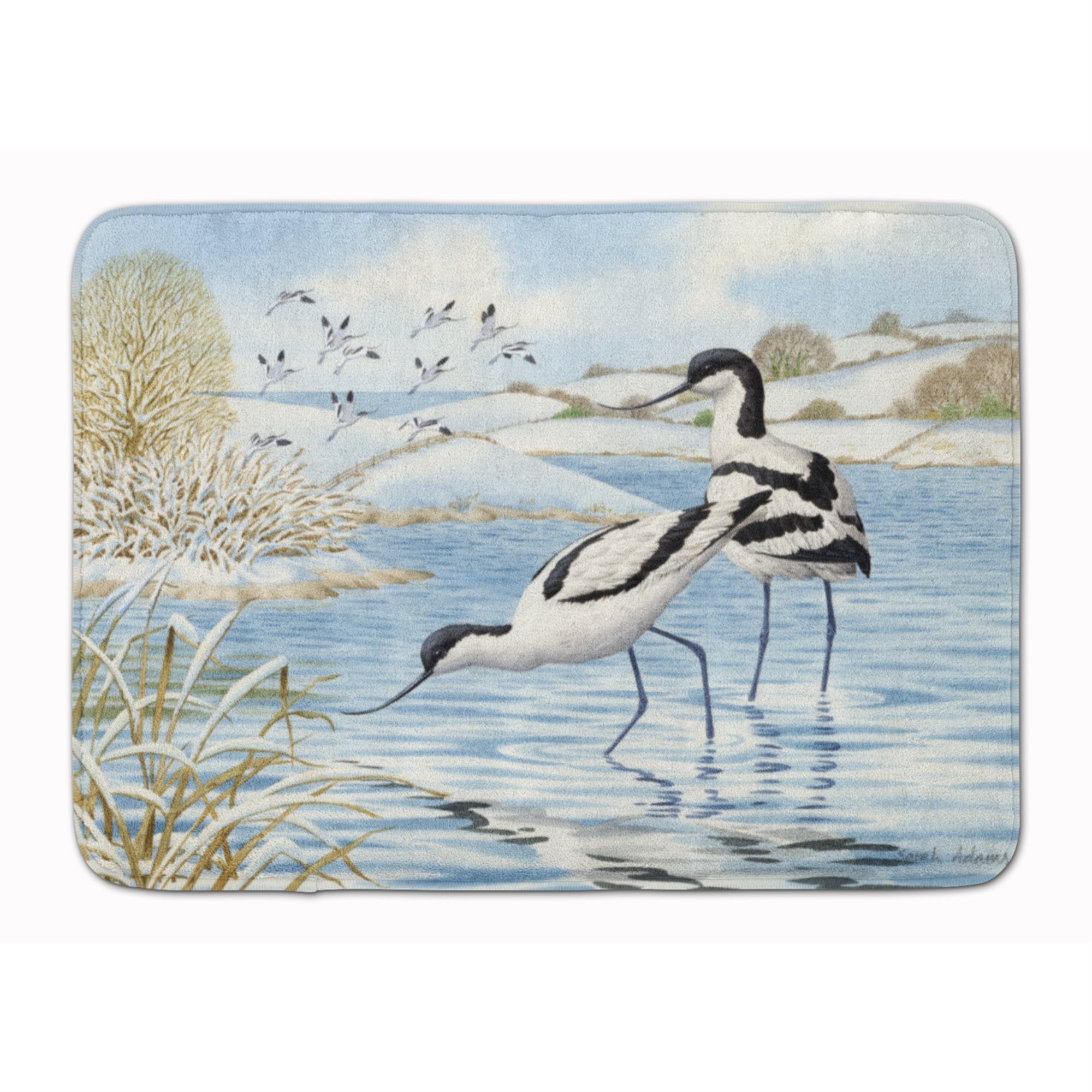 Caroline'S Treasures Avocet Floor Mat, 19 X 27, Multicolor