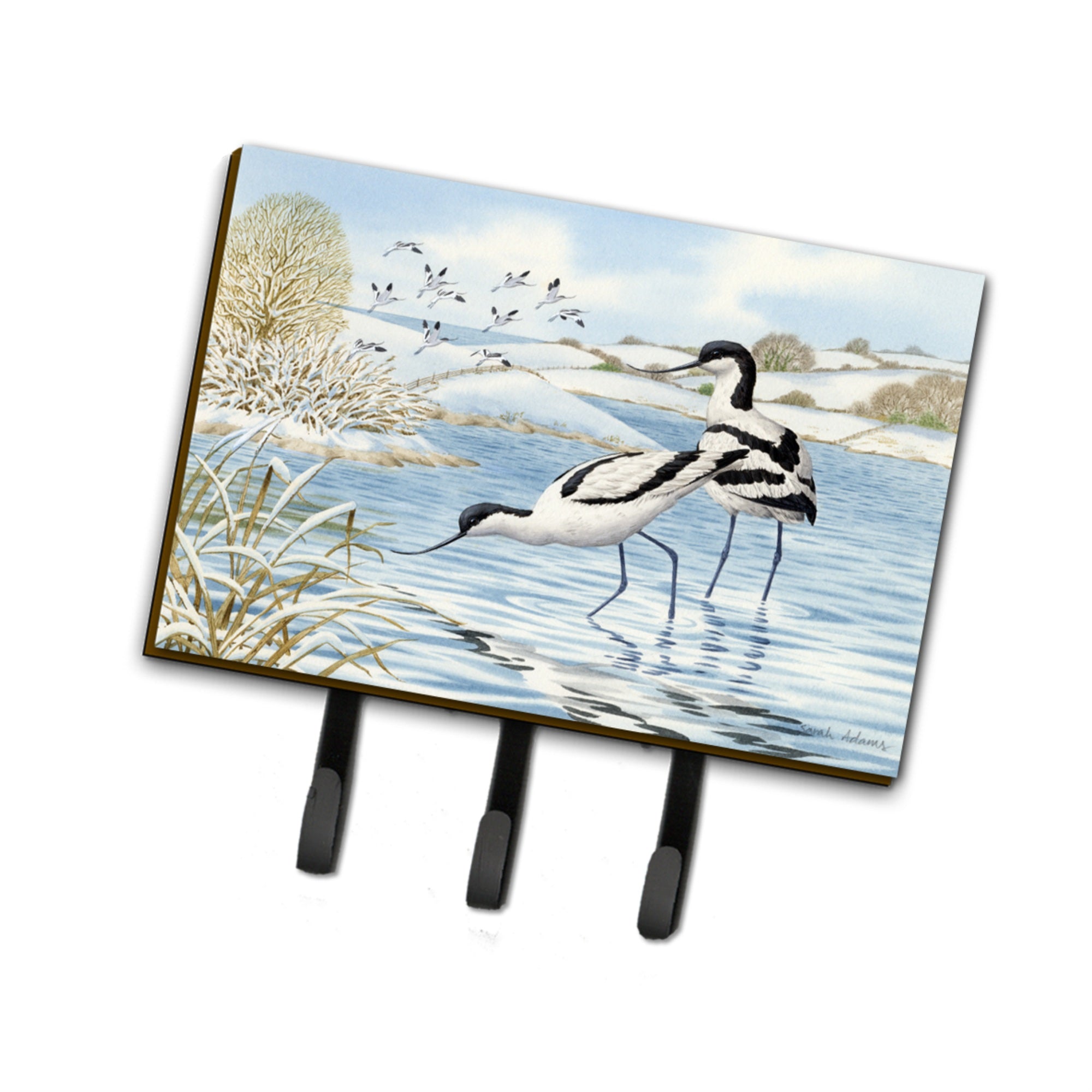 Caroline'S Treasures Asa2190Th68 Avocet Leash Or Key Holder, Large, Multicolor