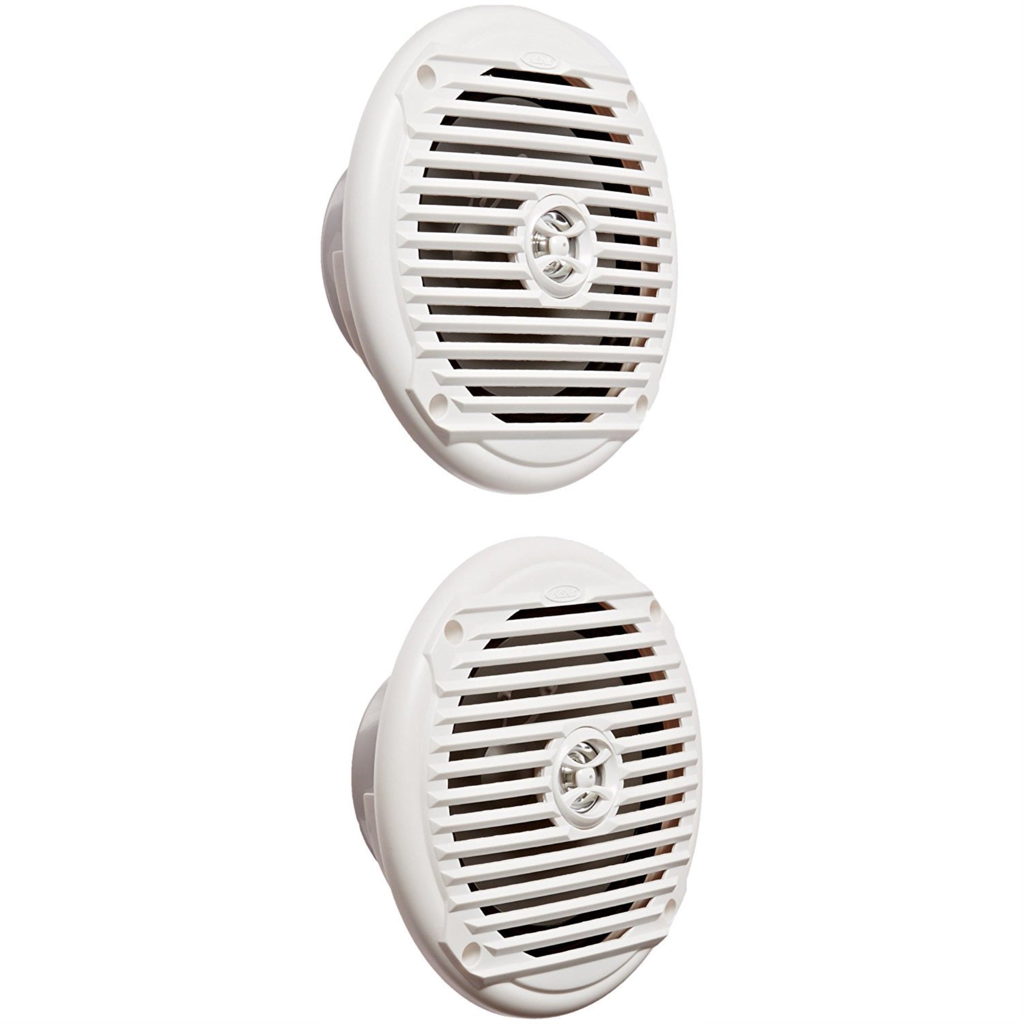 Jensen Ms6007Wr 6.5 Coaxial Marine Speakers, 60 Watts, White, Sold As Pair