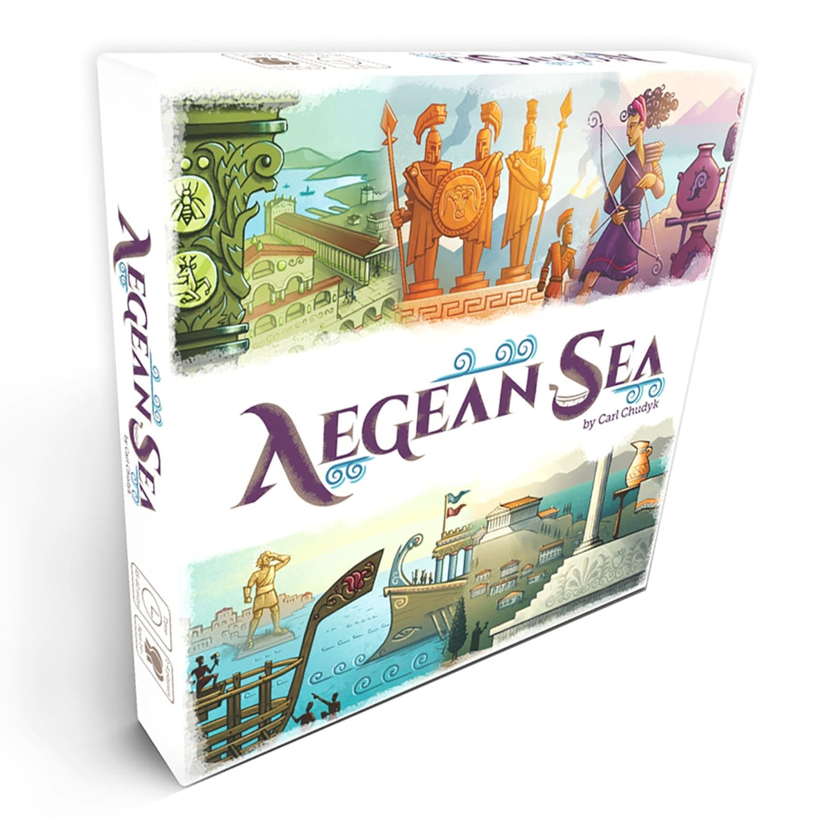 Asmadi Games: Aegean Sea - Strategy Card Game, Take Charge Of Ancient Peoples, Ages 14+, 2-5 Players, 20 Min Per Player