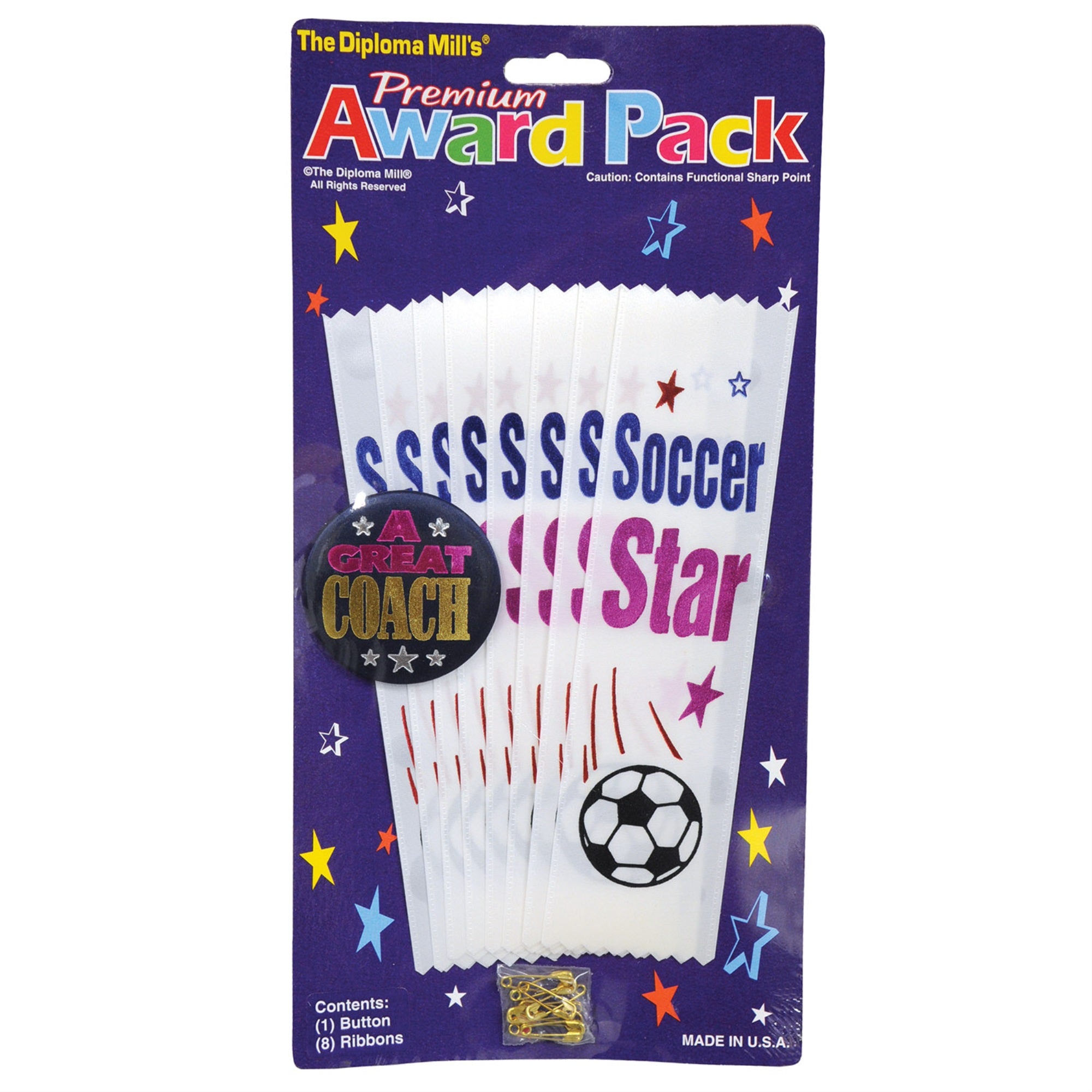 Soccer Award Pack, (Pack Of 6)