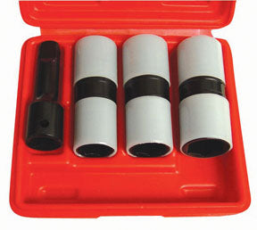 3 Pc. 1/2 Drive Thin Wall Flip Impact Socket Set With Protective Sleeve