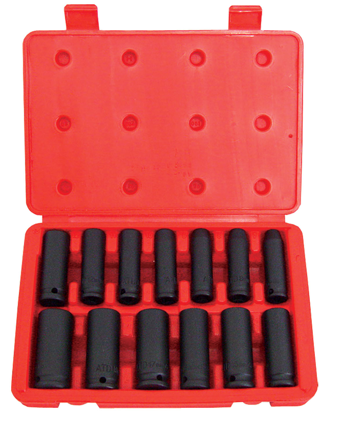 6-Point Metric Deep Impact Socket Set, 13 Pc.