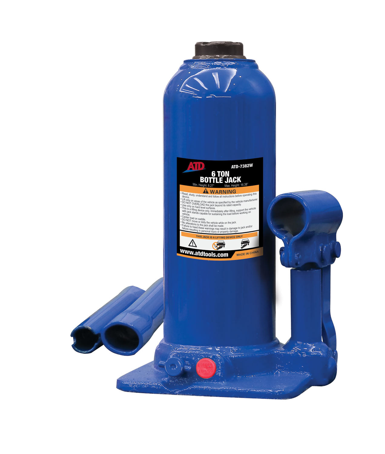 6 Ton Heavy-Duty Hydraulic Side Pump Bottle Jack