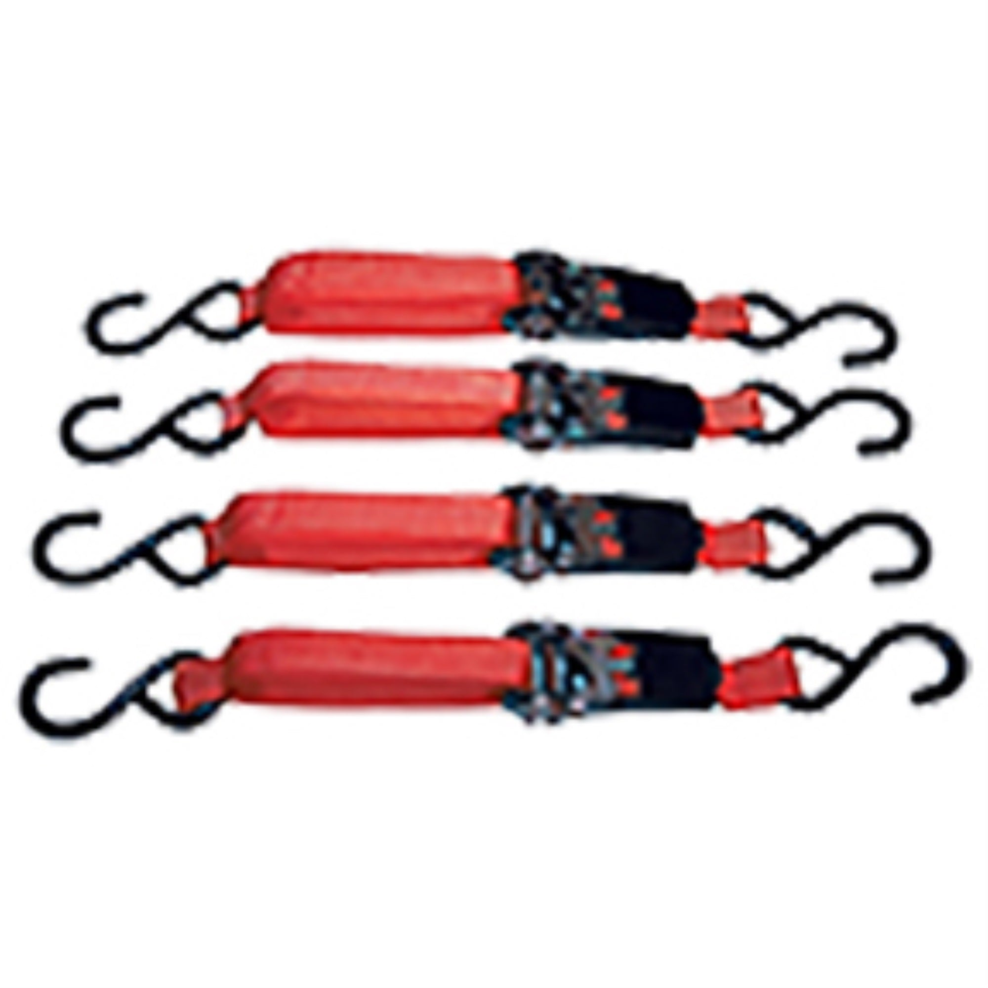4 Piece Ratcheting Tie Down Set (15' Long)