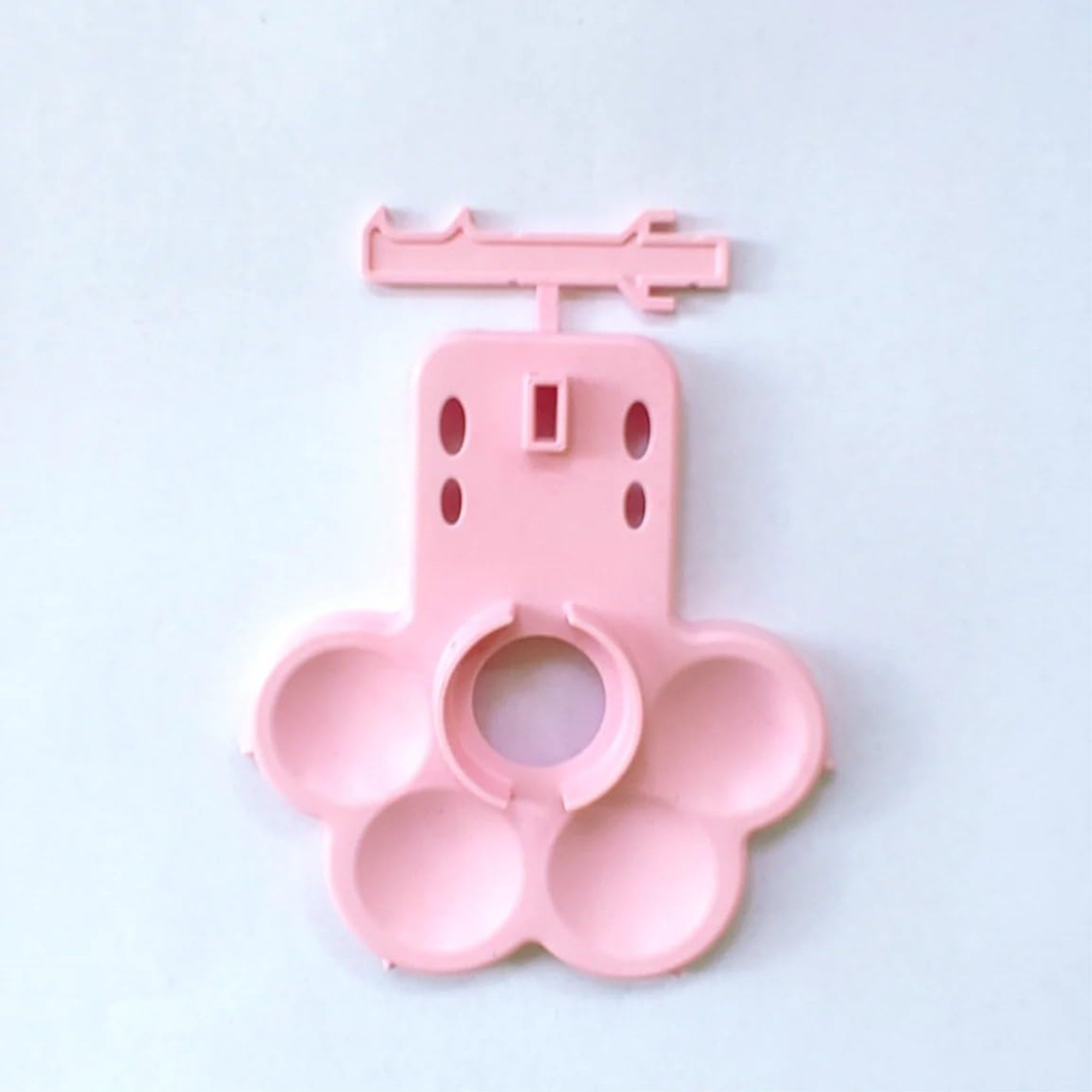 Kitty Caddy Paint Palette, Miniature Painting Tool Organizer with Mixing Wells, Brush Rest, 100% Recycled Plastic from Replay Workshop (Pink)