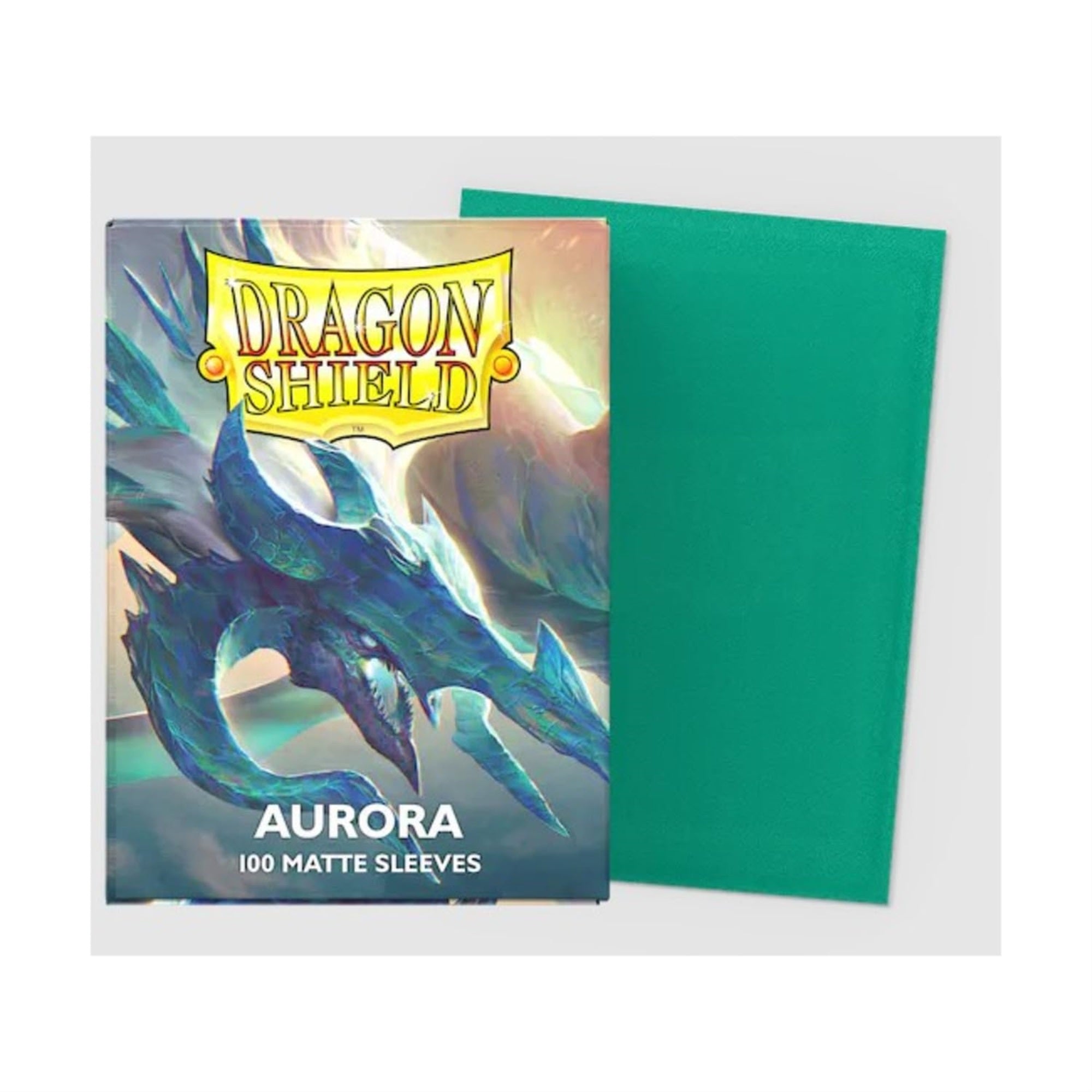 Dragon Shield Sleeves - Matte Aurora 100 Ct - Card Sleeves - Smooth & Tough - Compatible With Pokmon, Magic The Gathering Cards