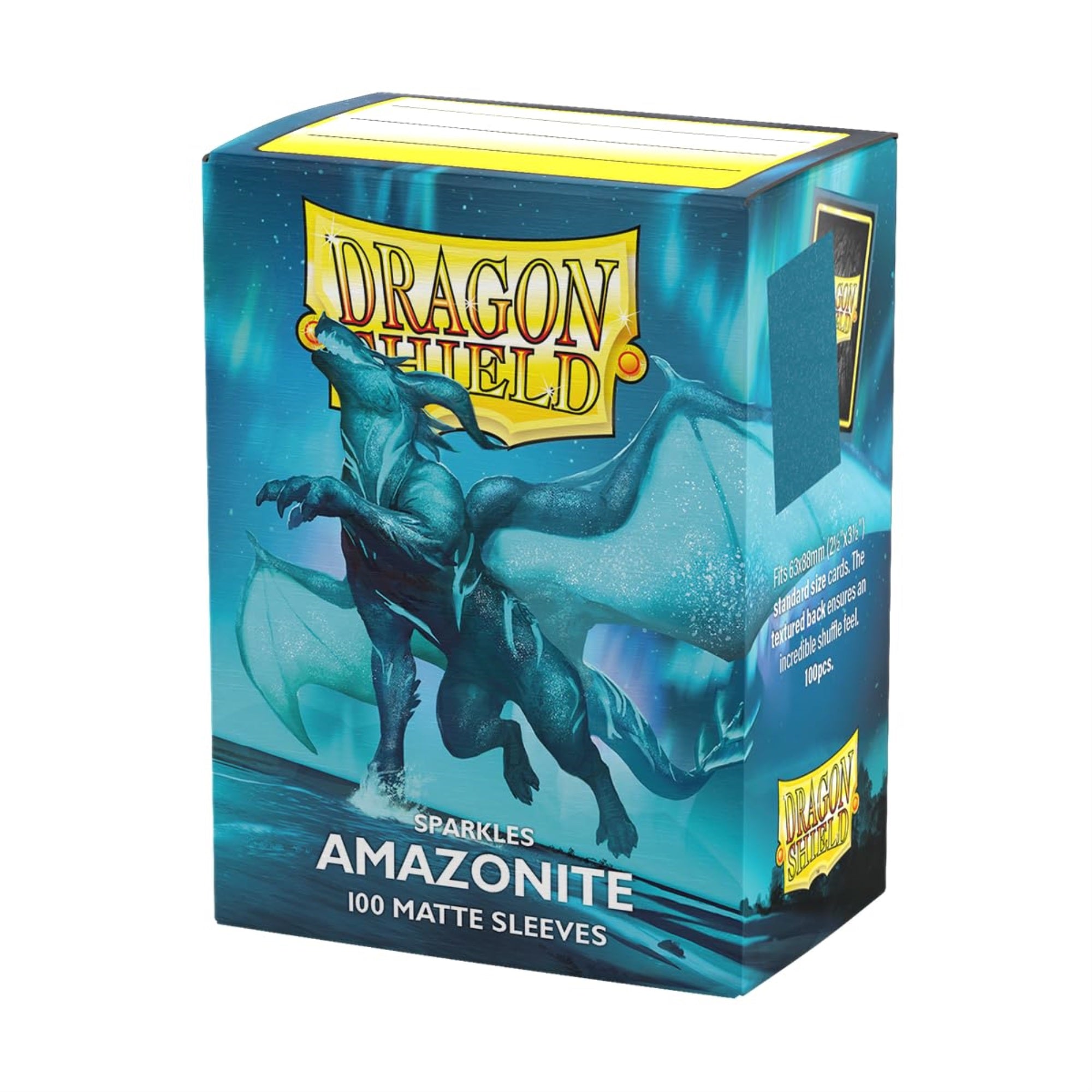 Dragon Shield | Standard Size Matte Card Sleeves | 100 CT - Smooth & Tough TCG Sleeves - Compatible with Pokemon, Flesh & Blood, One Piece & Magic The Gathering | Amazonite