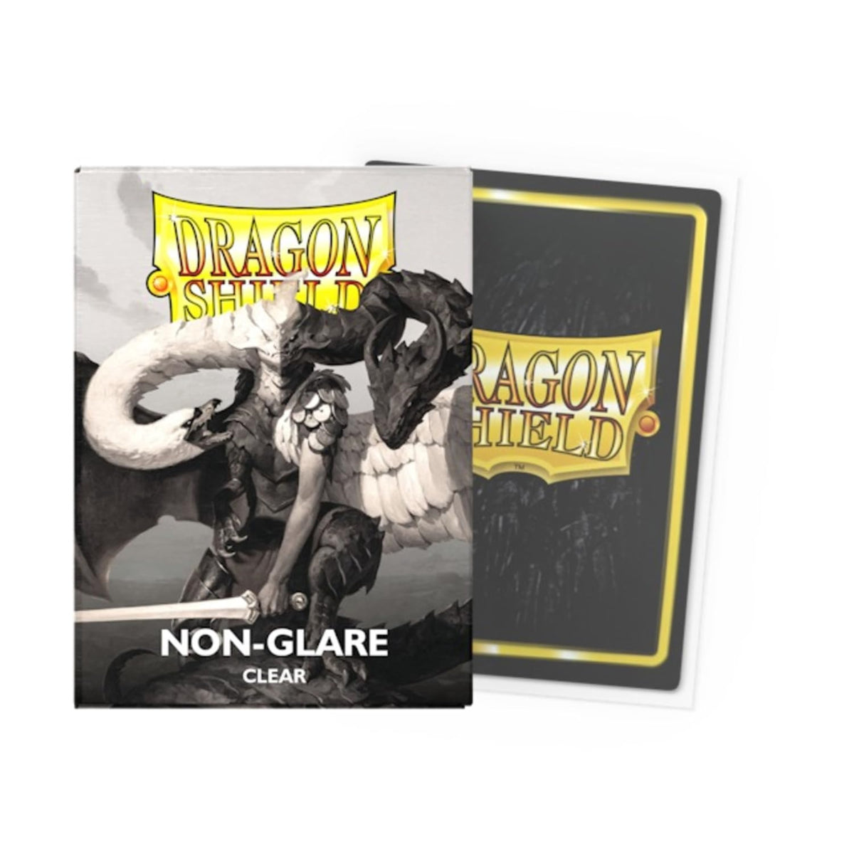 Dragon Shield Sleeves - Matte Nonglare Clear V2 100 Ct - Card Sleeves - Smooth & Tough - Compatible With Pokmon, Magic The Gathering Cards & Digimon Mtg Tcg Ocg & Hockey Cards