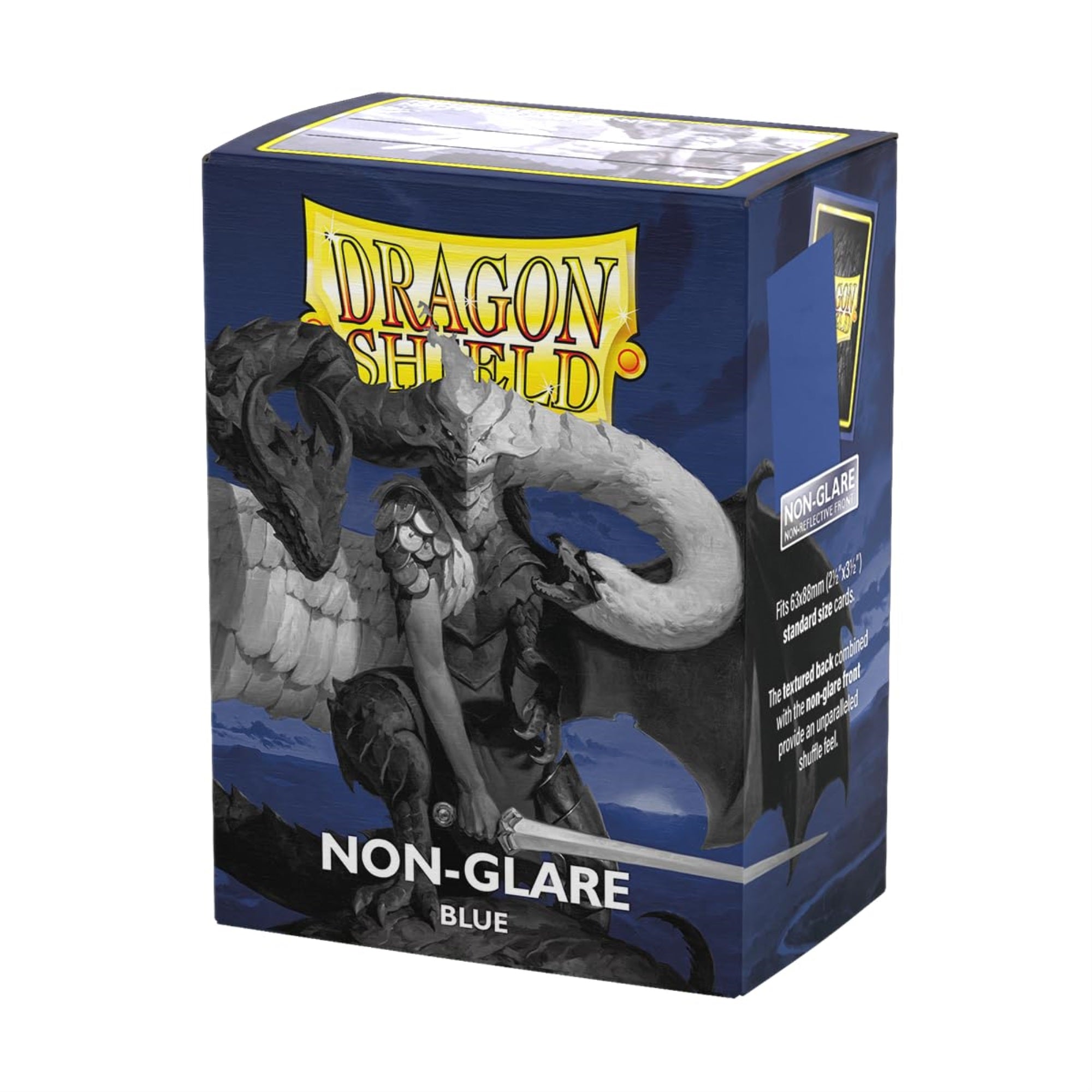 Dragon Shield | Standard Size Card Matte Sleeves | 100 CT - Non Glare Smooth & Tough Premium TCG Sleeves | Compatible with Pokemon, Flesh & Blood, One Piece & Magic the Gathering | Blue