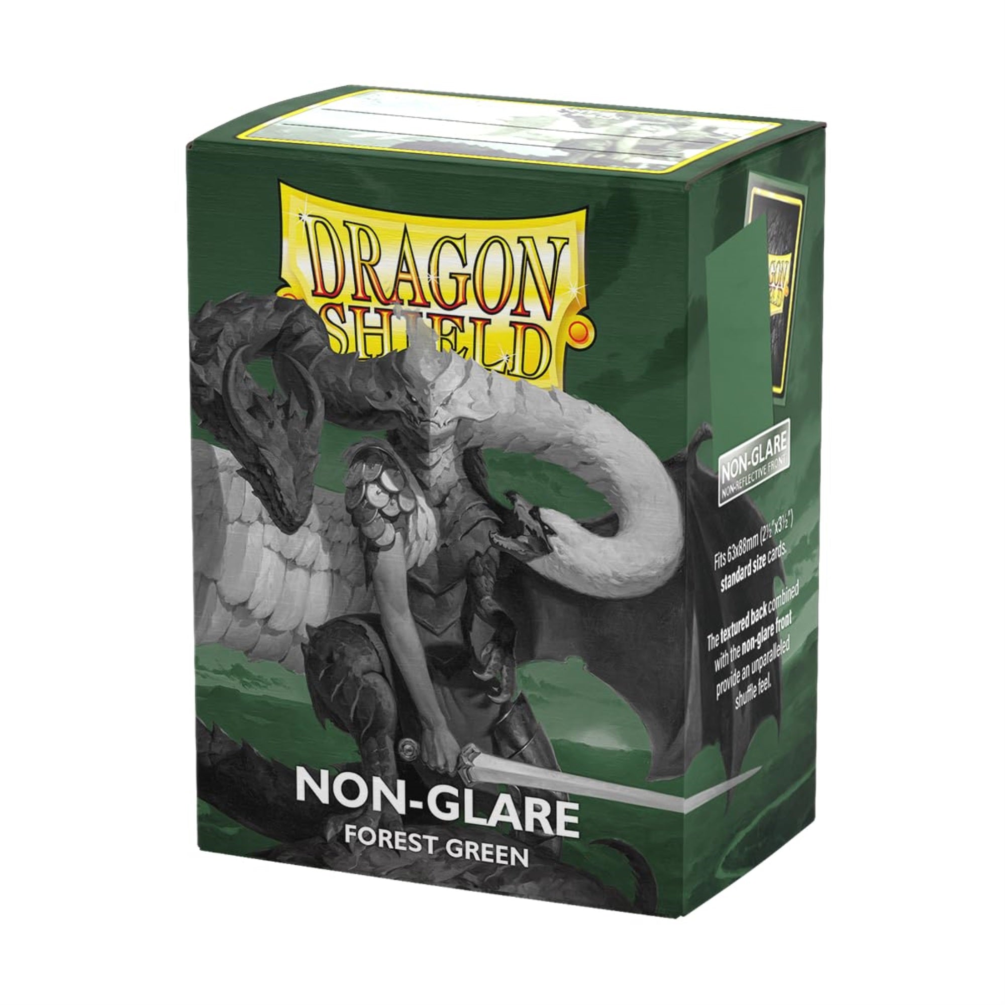 Dragon Shield | Standard Size Card Matte Sleeves | 100 CT - Non Glare Smooth & Tough Premium TCG Sleeves | Compatible with Pokemon, Flesh & Blood, One Piece & Magic the Gathering | Forest Green