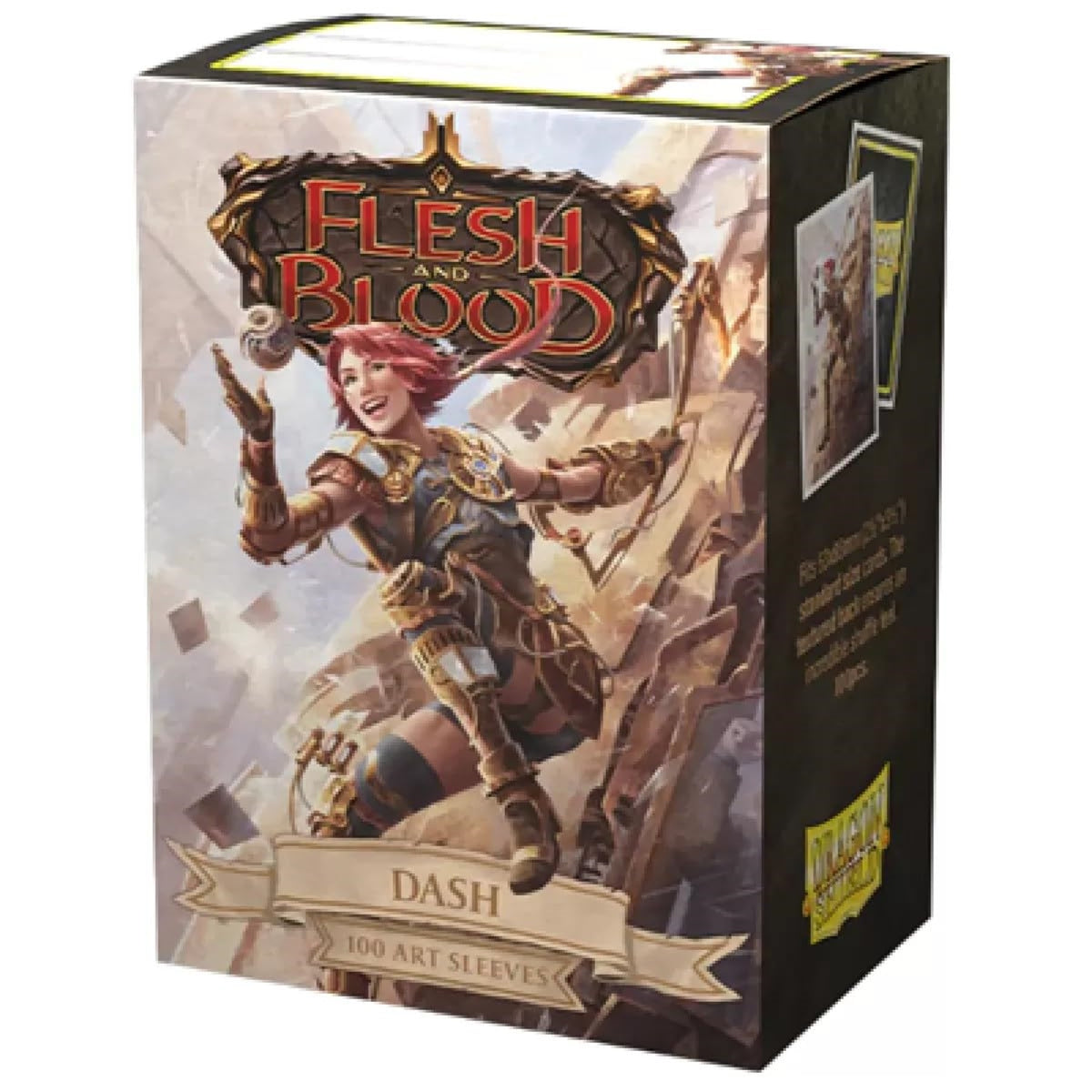 Dragon Shield Sleeves - Limited Edition Matte Art: Flesh And Blood: Dash 100 Ct - Compatible With Pokmon, Magic The Gathering Cards & Digimon Mtg Tcg Ocg & Hockey Cards