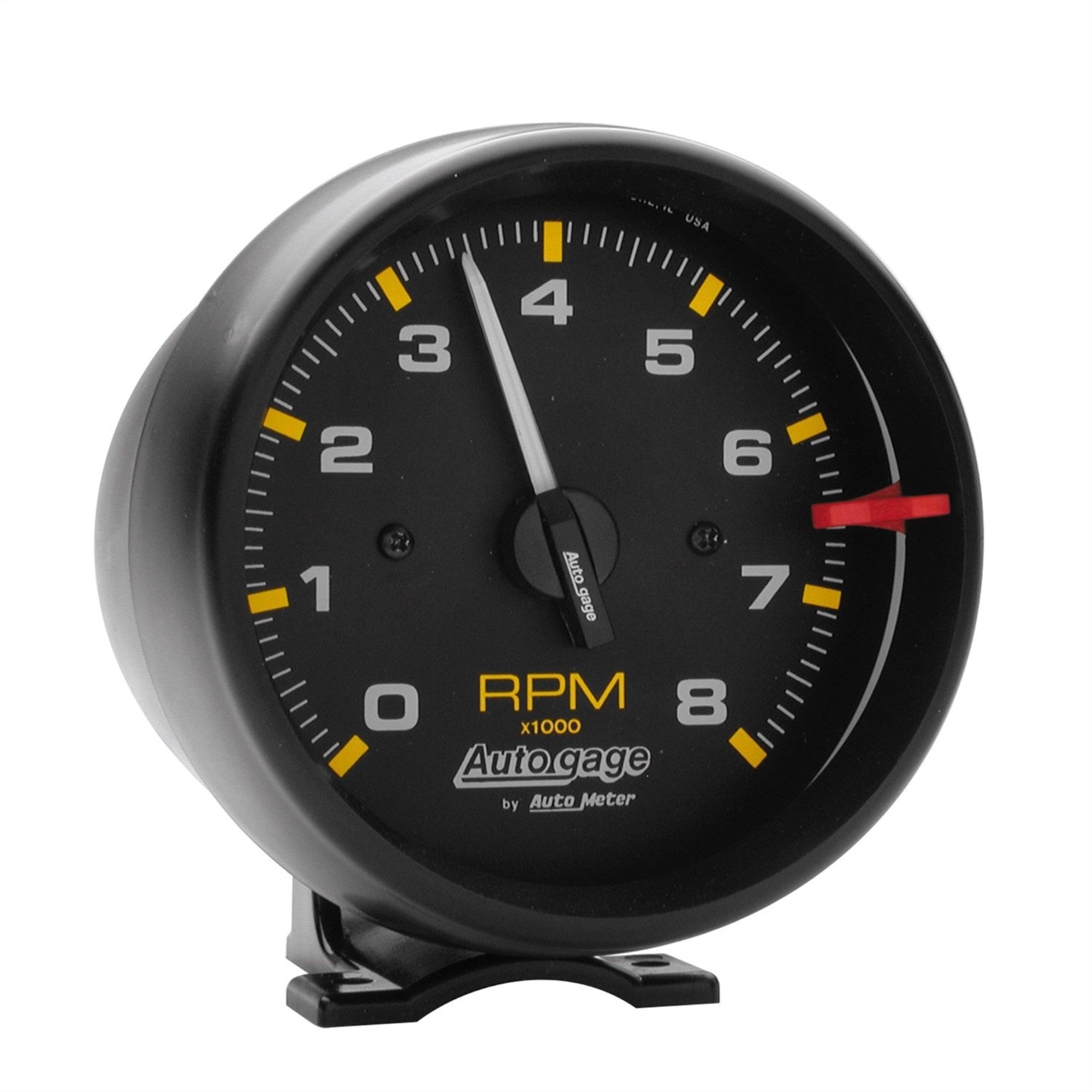 Auto Meter 2300 Autogage Tachometer,3.750 In., Black Dial/Black Bezel
