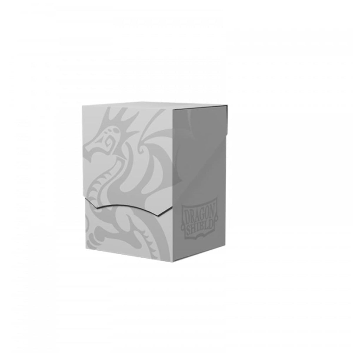 Dragon Shield Card Deck Box - Deck Shell: Ashen White/Black - Durable And Sturdy Tcg, Ocg Card Storage - Compatible With Pokemon Yugioh Commander And Mtg Magic: The Gathering Cards