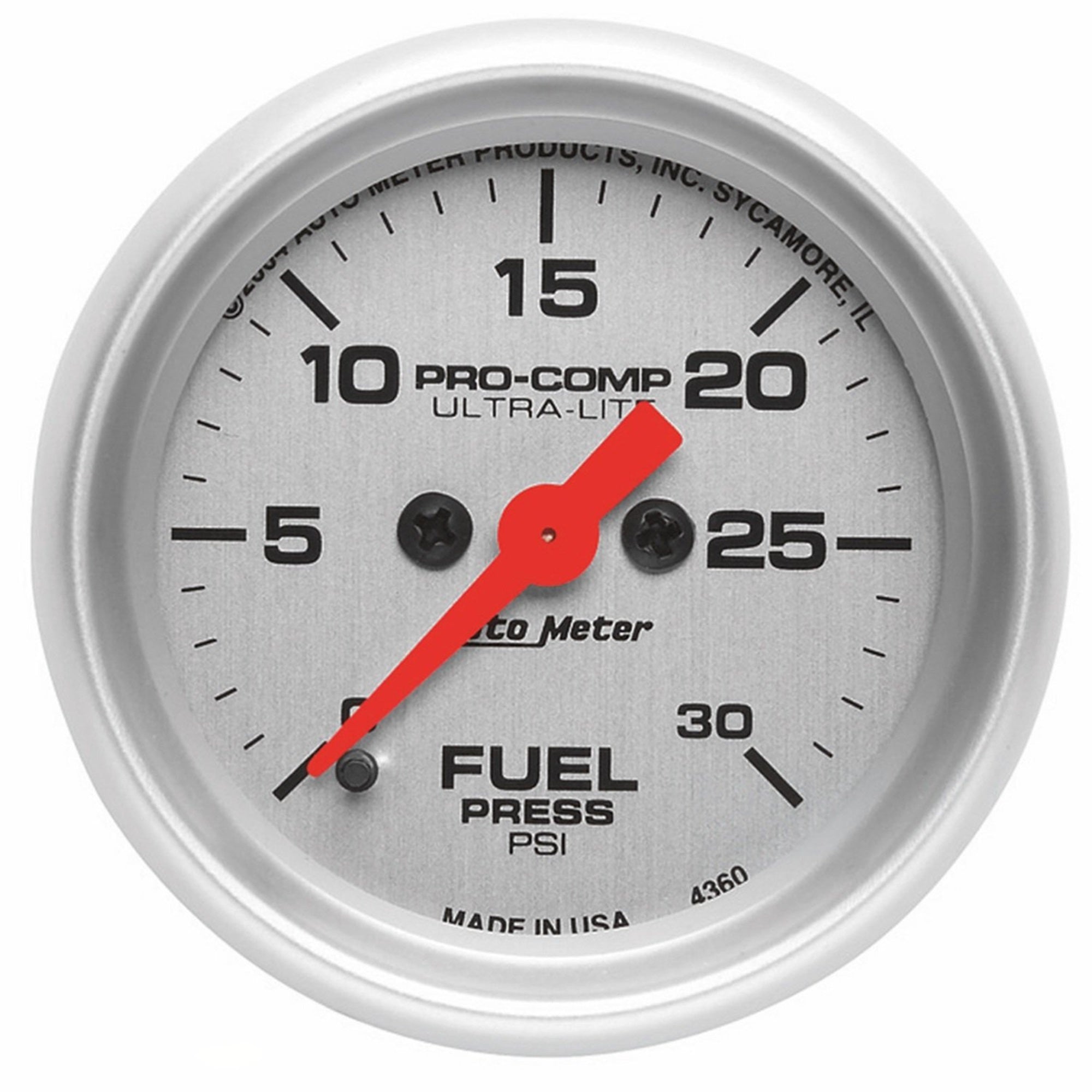 Auto Meter 4360 Ultra-Lite Electric Fuel Pressure Gauge