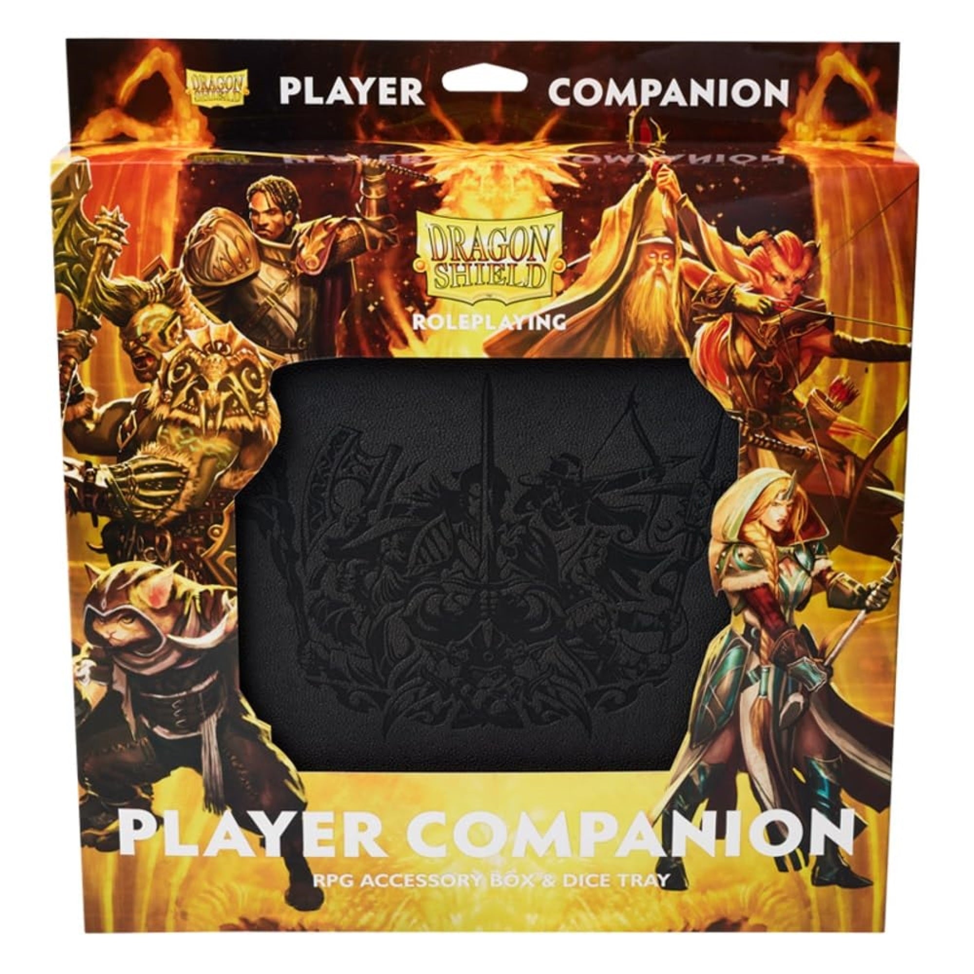 Arcane Tinmen Dragon Shield Rpg - Player Companion: Iron Grey - Durable And Sturdy - Dice Tray & Player Storage Box - Tabletop Rpg Ttrpg - Dungeons And Dragons Dnd D&D (At-50011)
