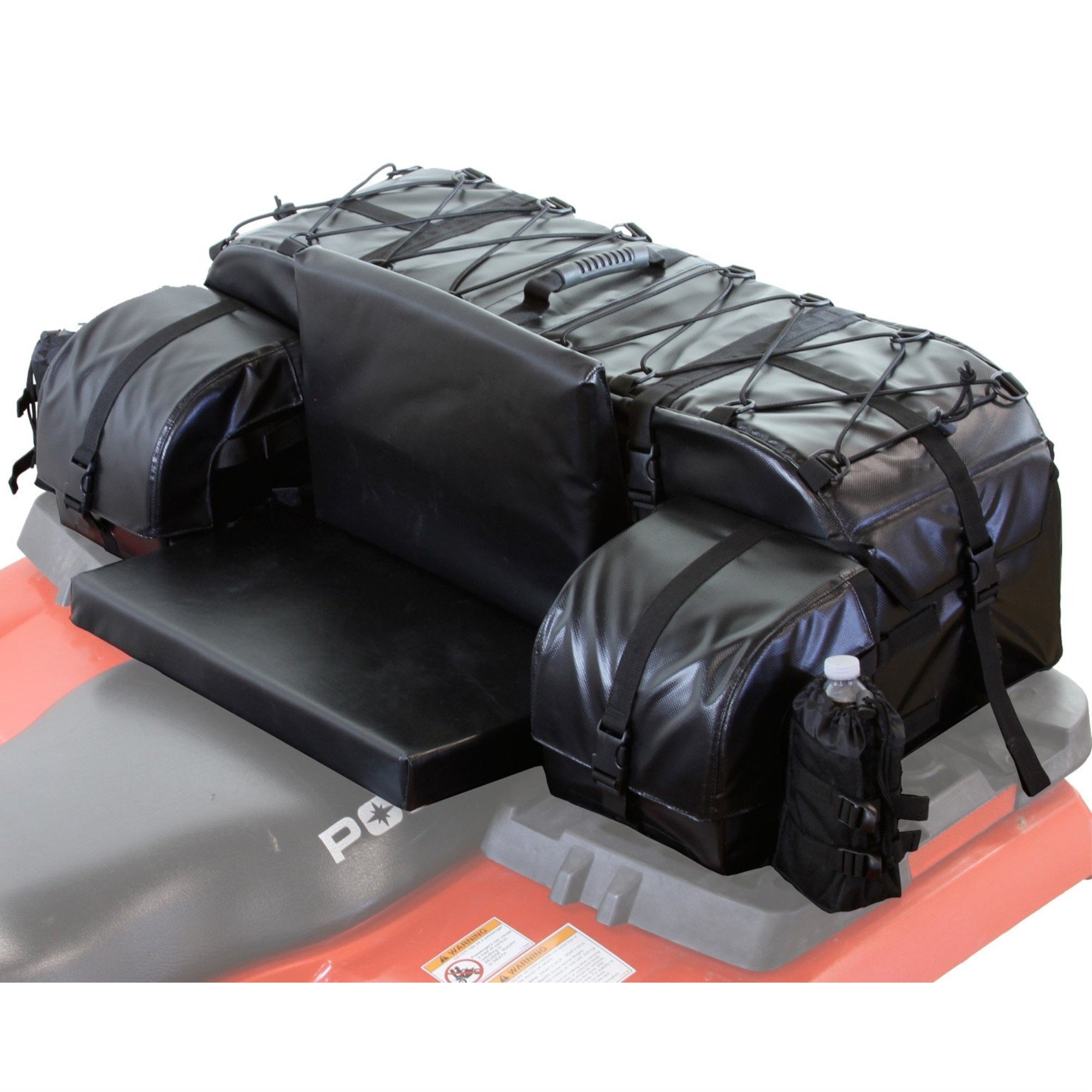 Atv Tek Arch Series Oversized Rear Rack Utility Pack, Padded Atv Cargo Bag - Black