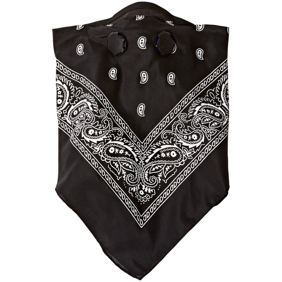 Atv Tek, Universal Bandana Style Dust Masks With Suspension Straps & 3D Nose Box - Black, Xl