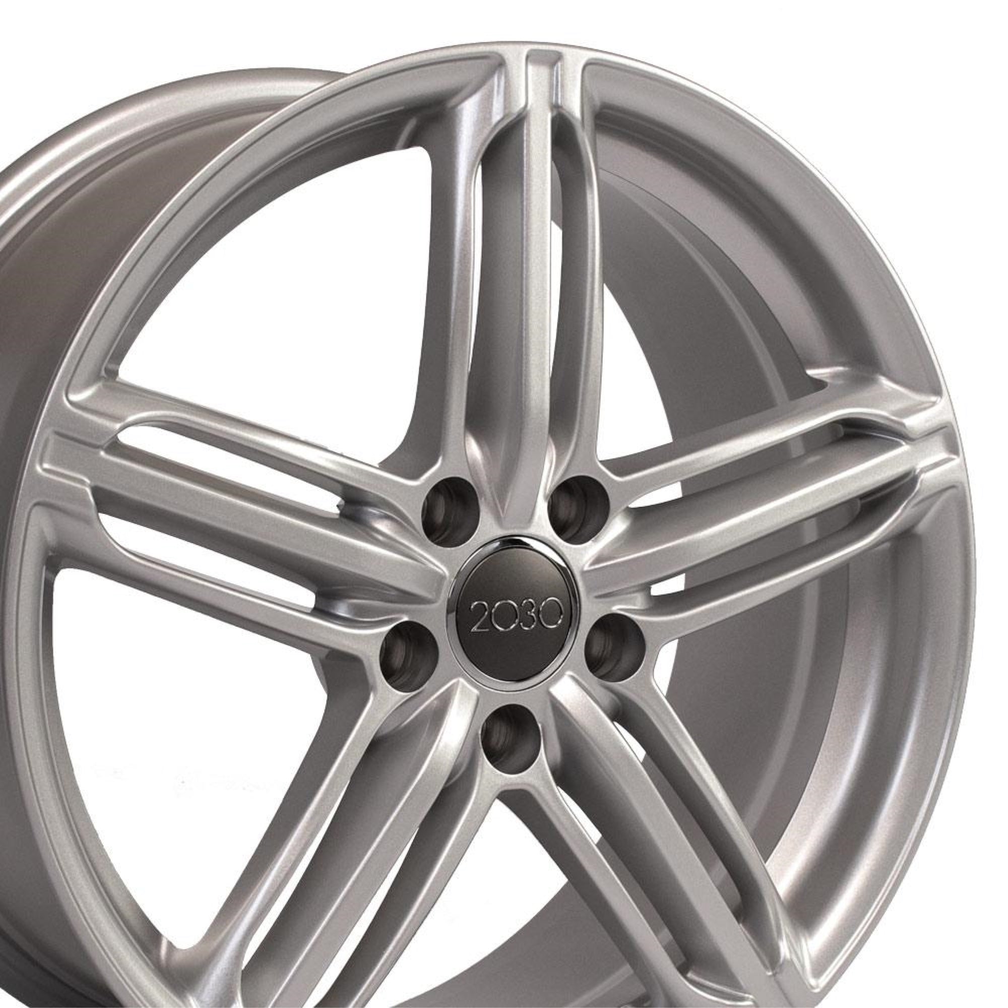 18″ Replica AU12 fits Audi RS6 18x8 Silver