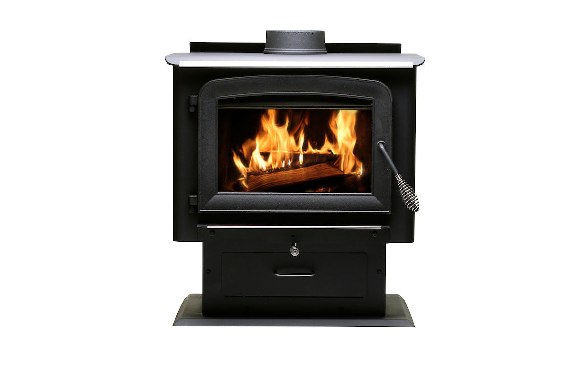 2,000 Sq. Ft. Pedestal Wood Stove - 2020 Epa Certified