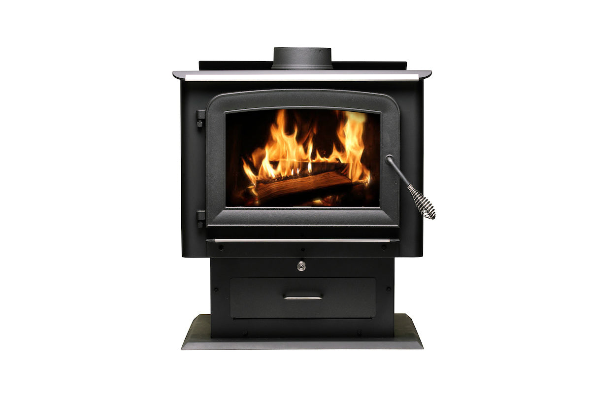 2,500 Sq. Ft. Pedestal Wood Stove - 2020 Epa Certified