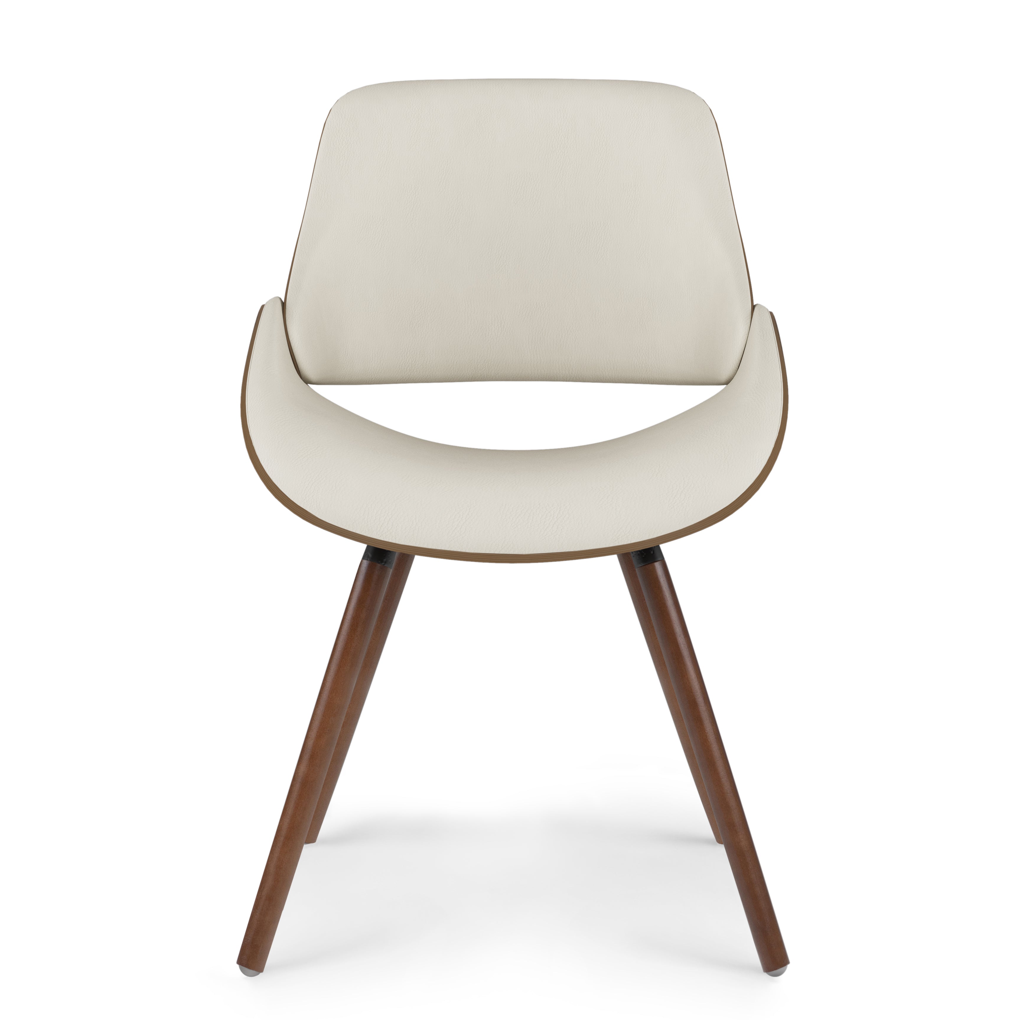 Malden Mid Century Modern Bentwood Dining Chair With Wood Back In Natural Woven Fabric
