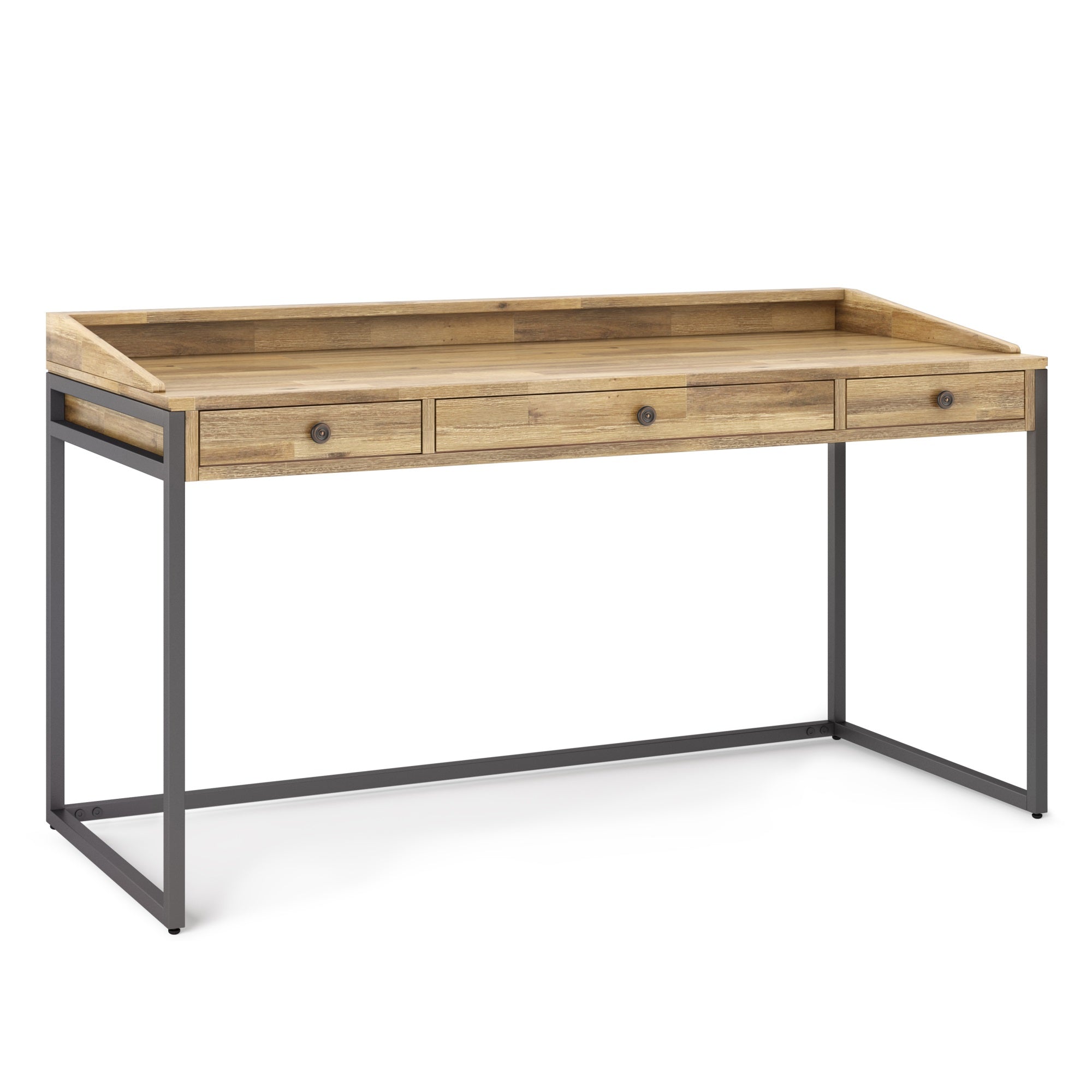 Ralston Solid Acacia Wood 60 In Wide Writing Office Desk