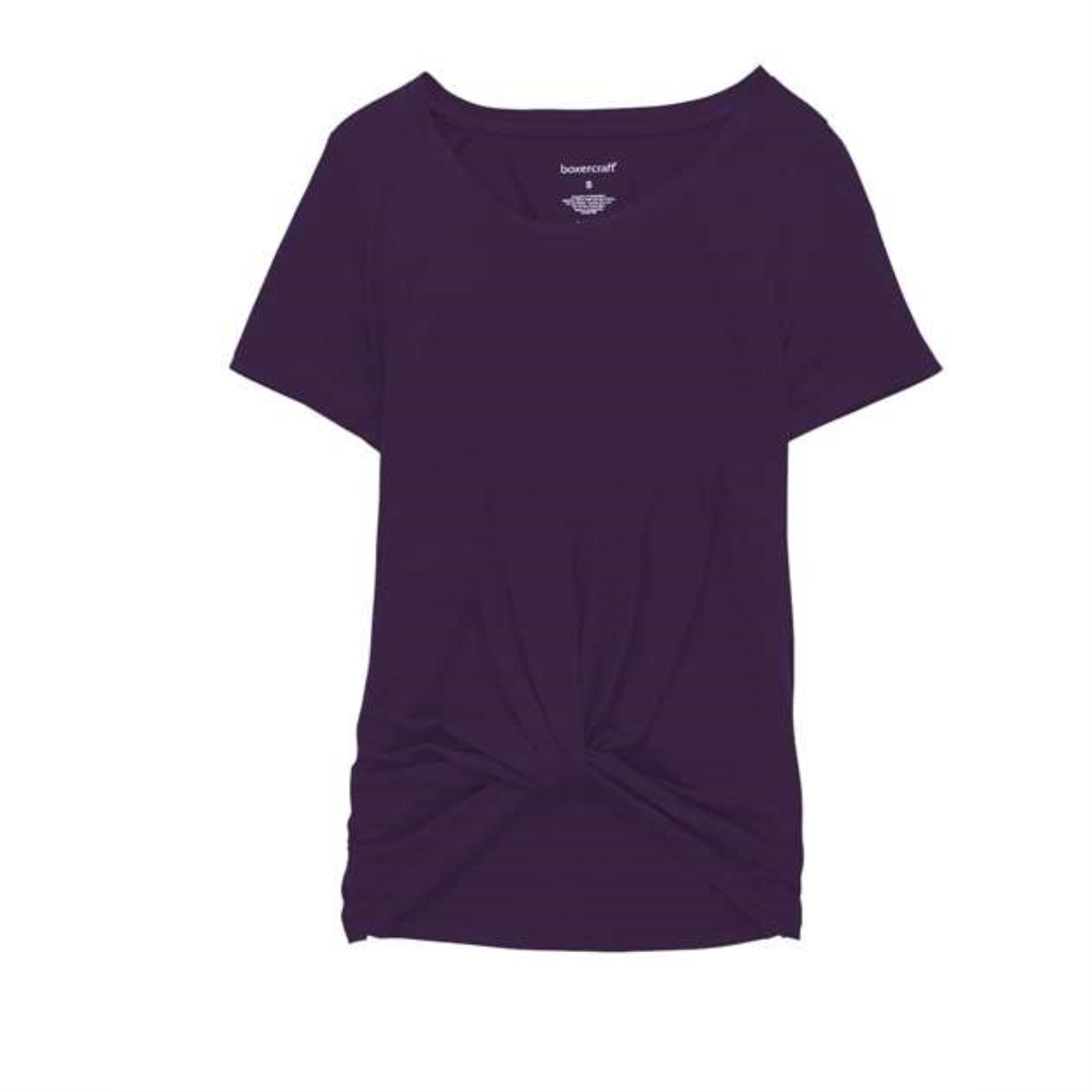 Boxercraft Women's Twisted T-Shirt - Purple, S