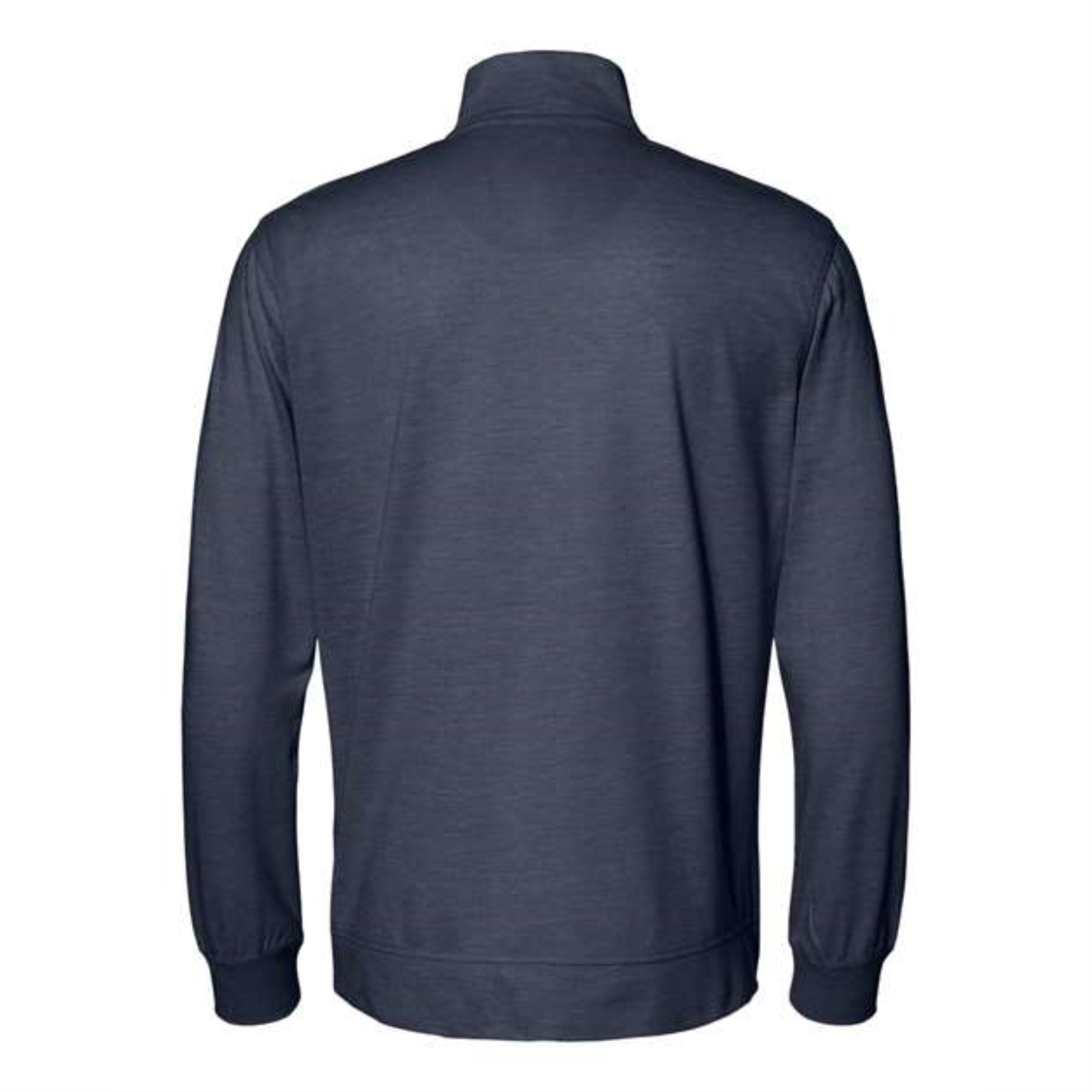 Weatherproof Vintage Microstripe Quarter-Zip Pullover - Navy, M