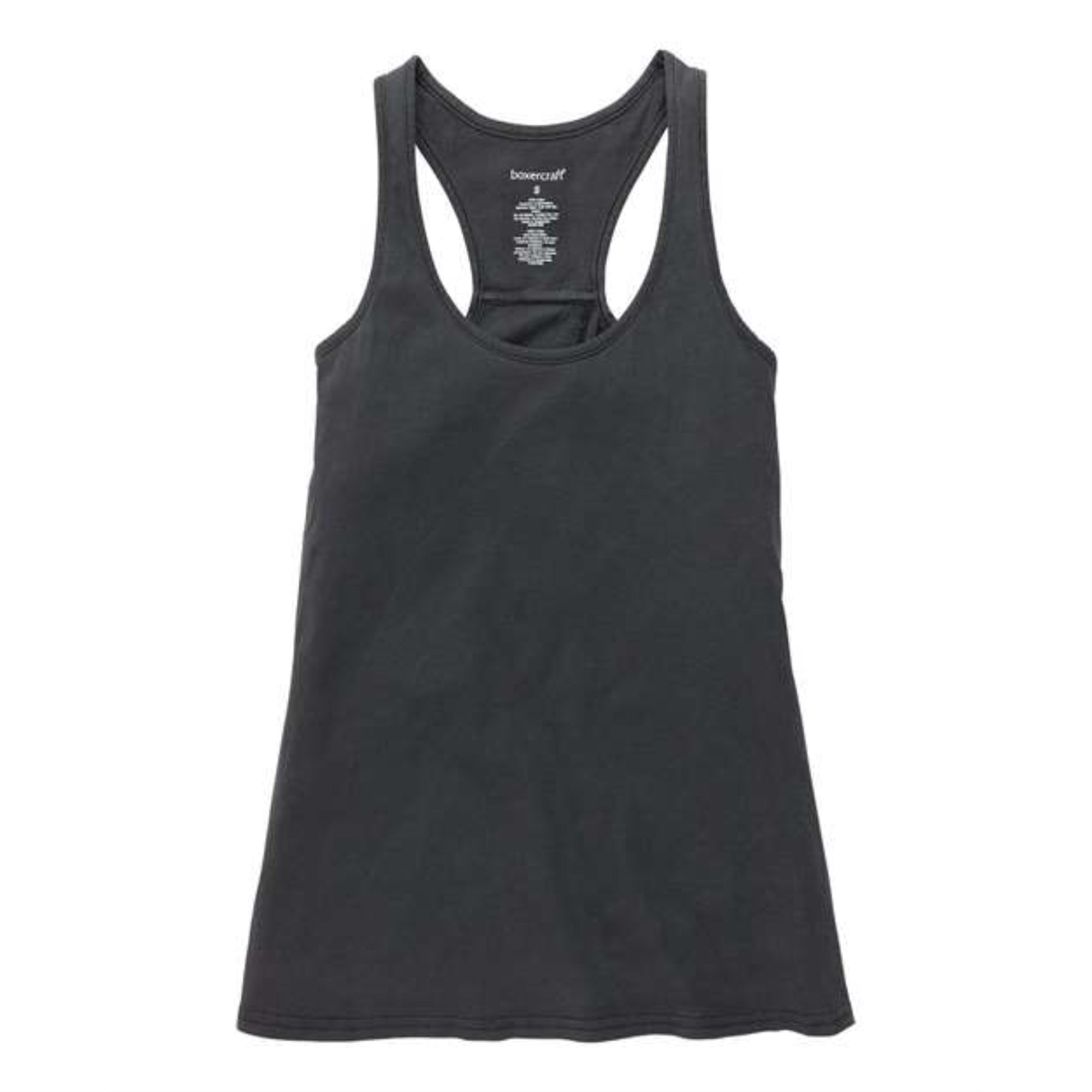 Boxercraft Women's Garment-Dyed Vintage Charm Tank Top - Black, M