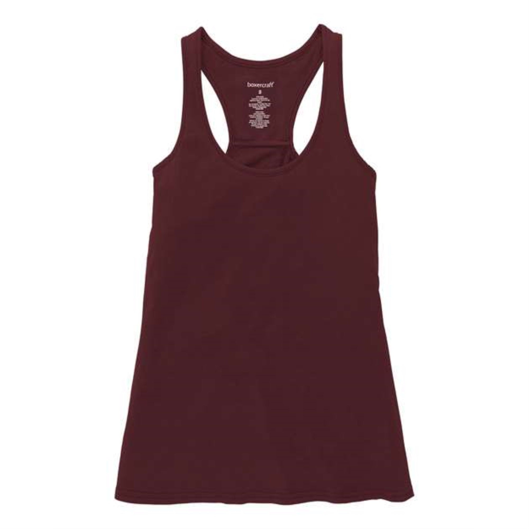 Boxercraft Women's Garment-Dyed Vintage Charm Tank Top - Maroon, XL