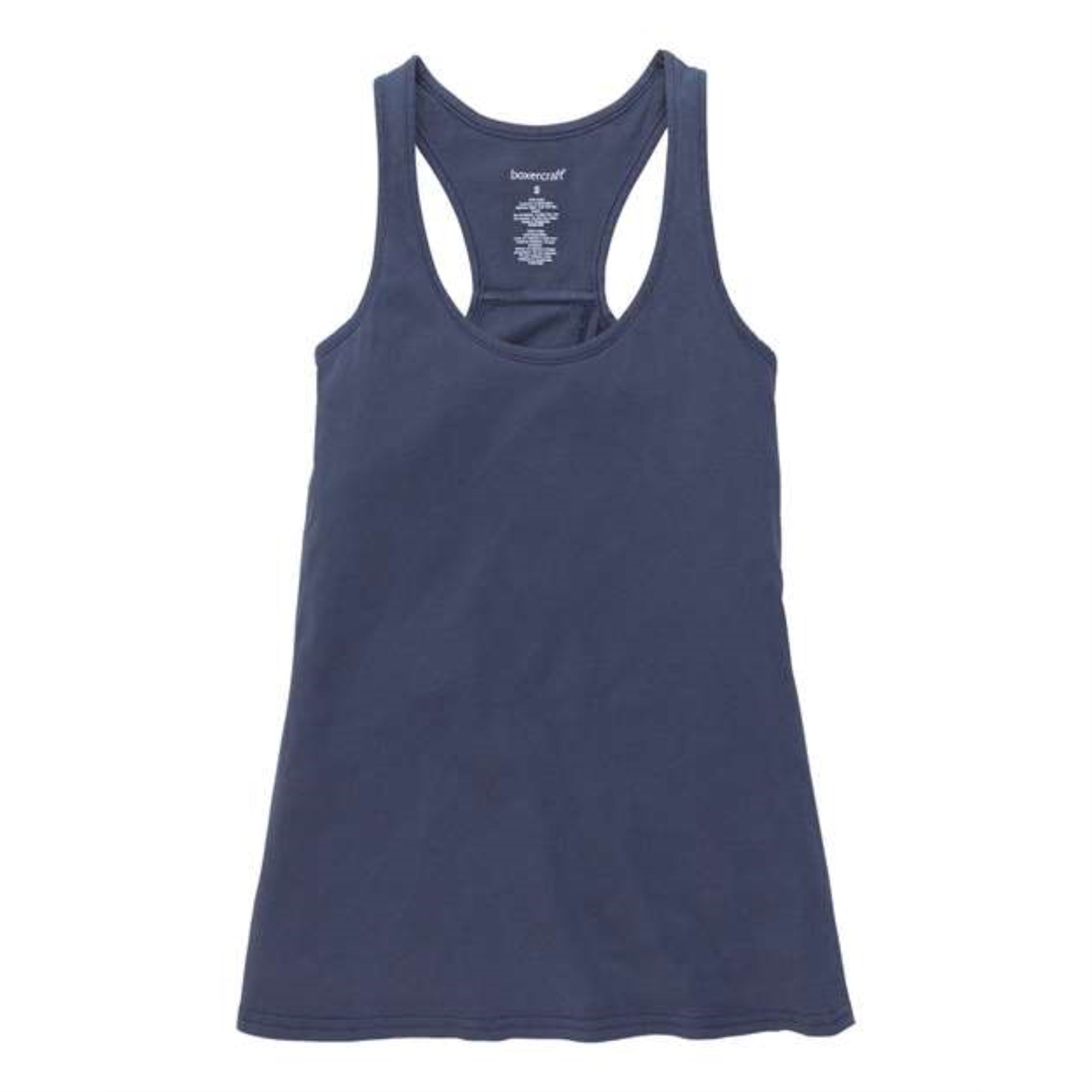 Boxercraft Women's Garment-Dyed Vintage Charm Tank Top - Navy, XS