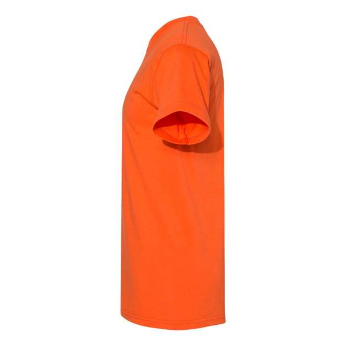 Bayside Usa-Made Short Sleeve T-Shirt - Orange, M