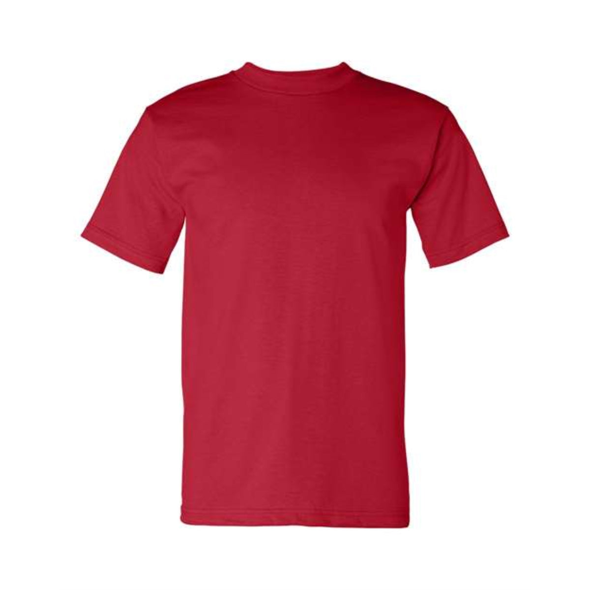 Bayside Usa-Made Short Sleeve T-Shirt - Red, L