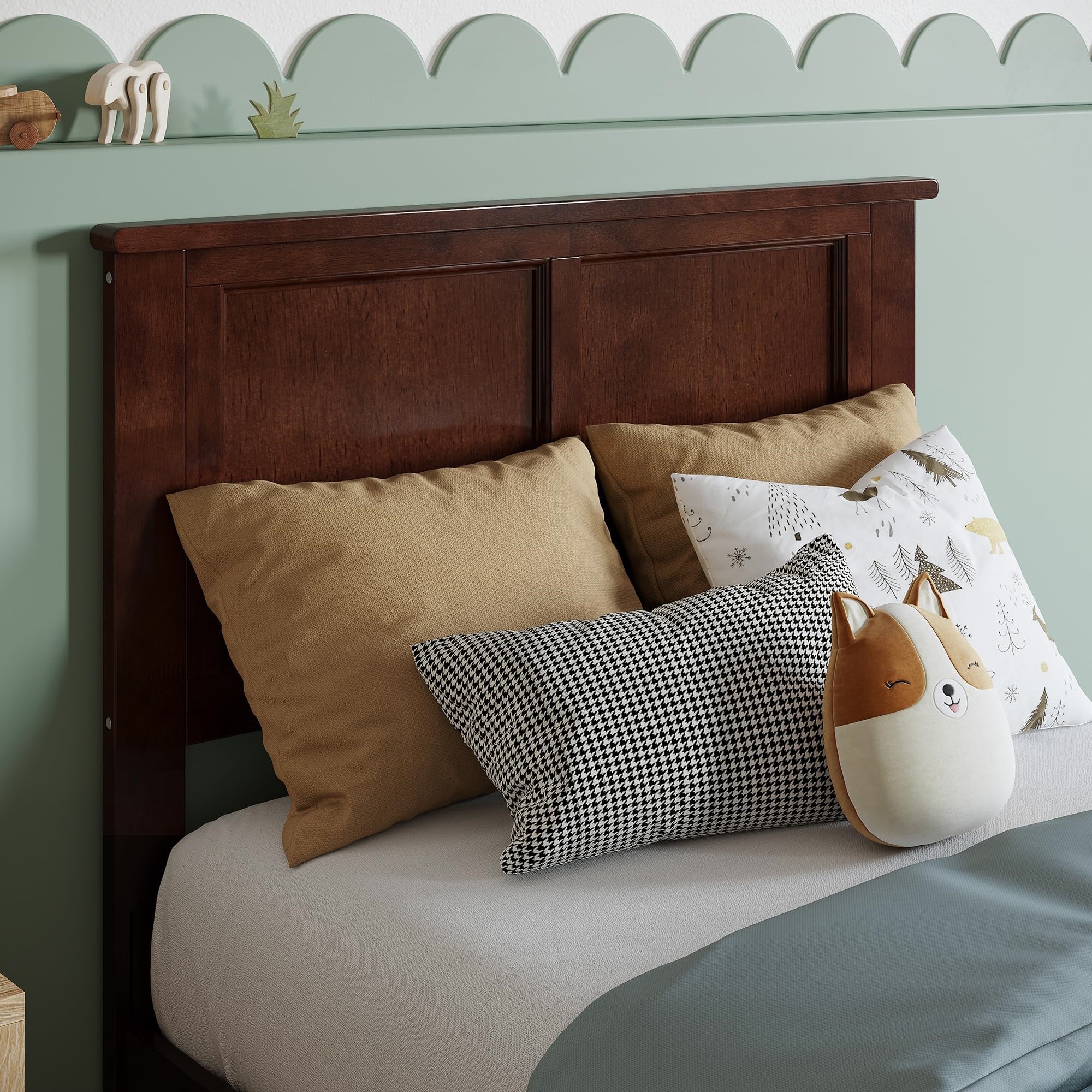 Madison Headboard Twin Antique Walnut